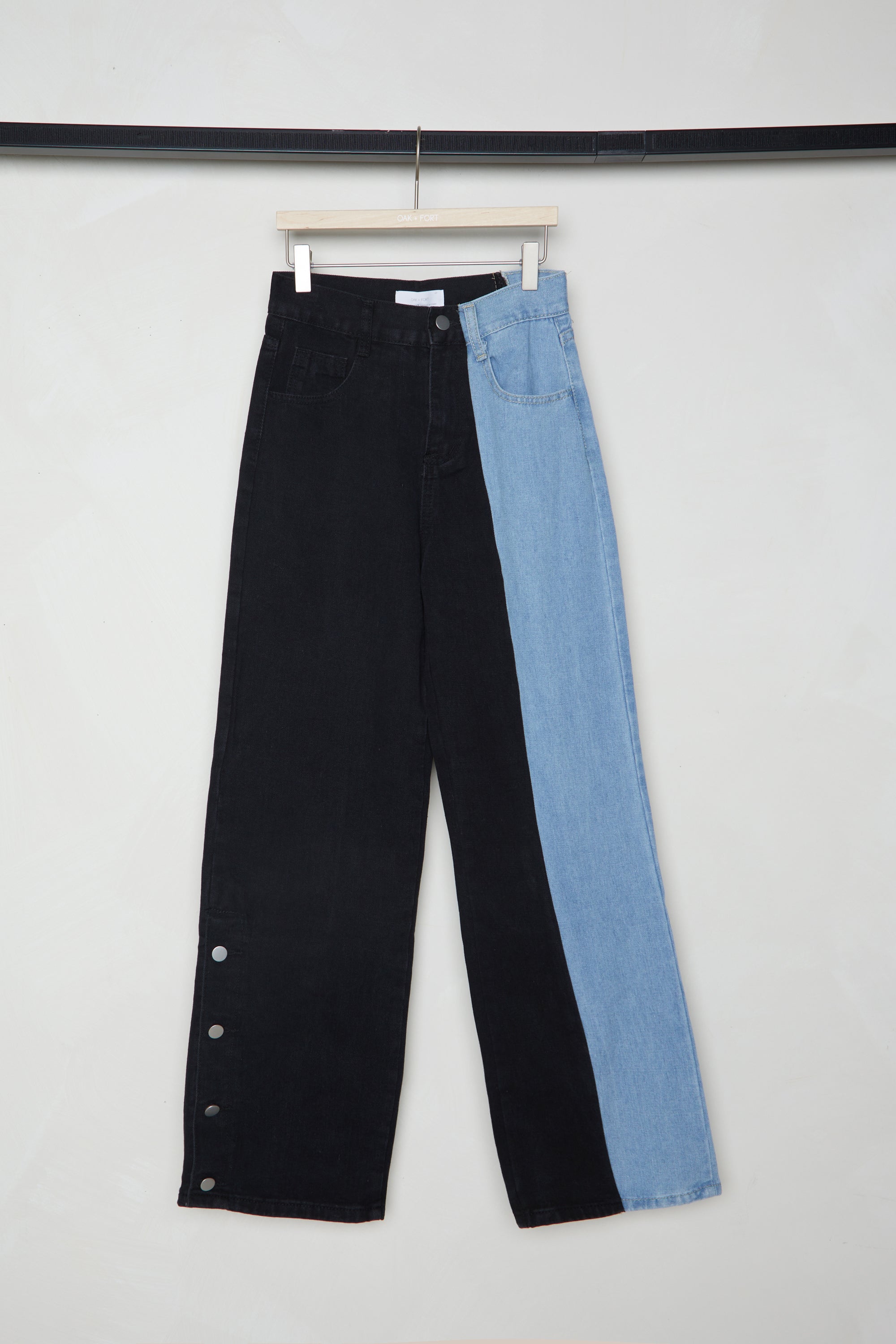 JEANS WITH PAINTED STRIPE Cheap Sale Wiki