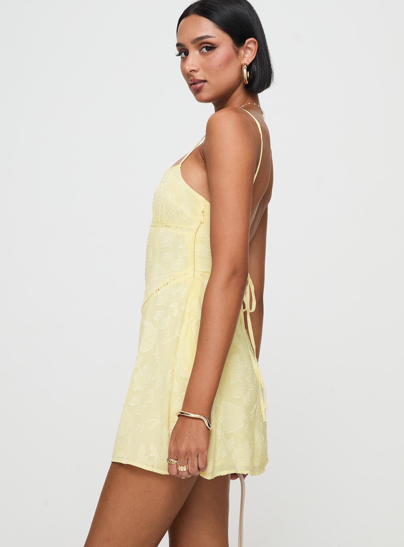 South Of France Mini Dress Yellow Outlet Release Dates