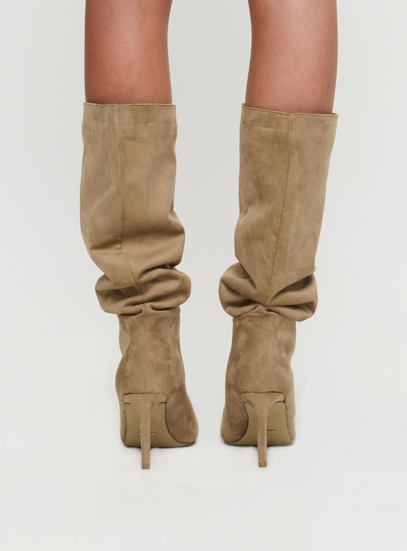 Billini Jamiyah Boots Sand Faux Suede Clearance Outlet