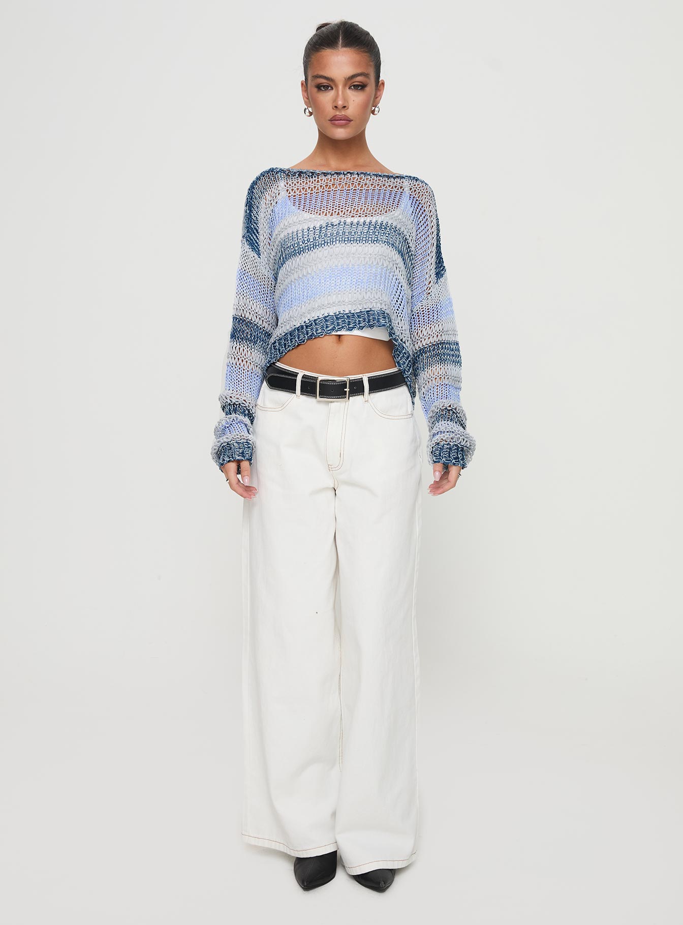 Perren Sweater Blue Stripe 2025 Unisex Online