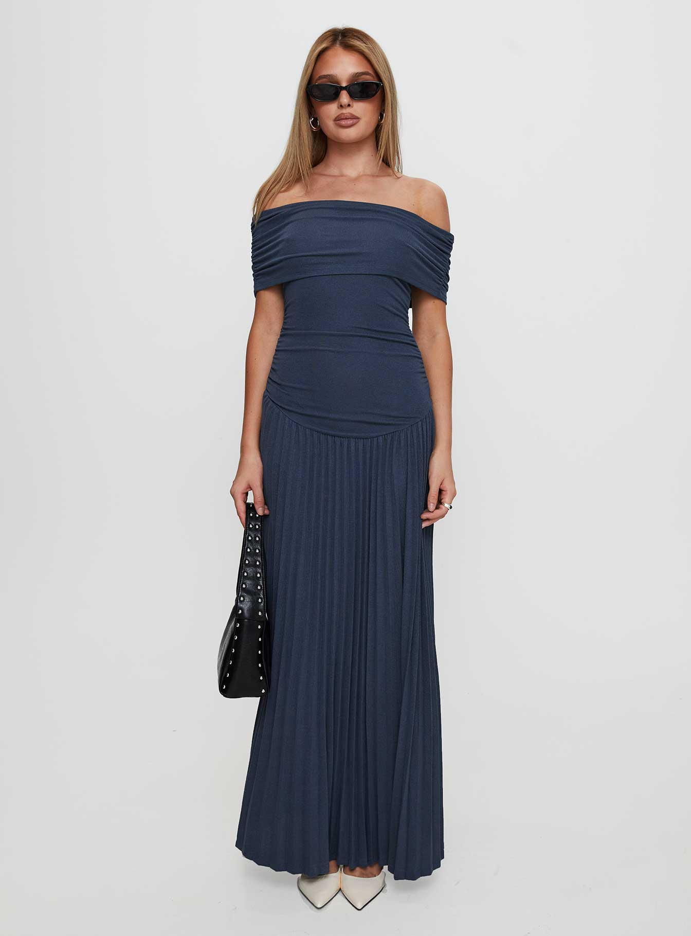 Field Of Dreams Maxi Dress Navy Manchester Great Sale Online