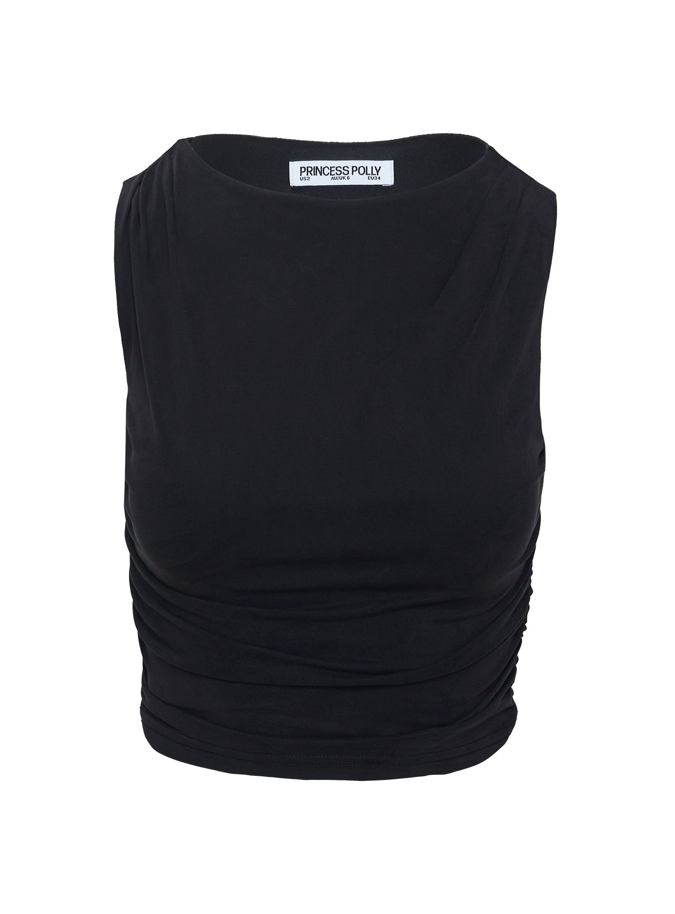 Hold Em High Neck Top Black Sale Manchester