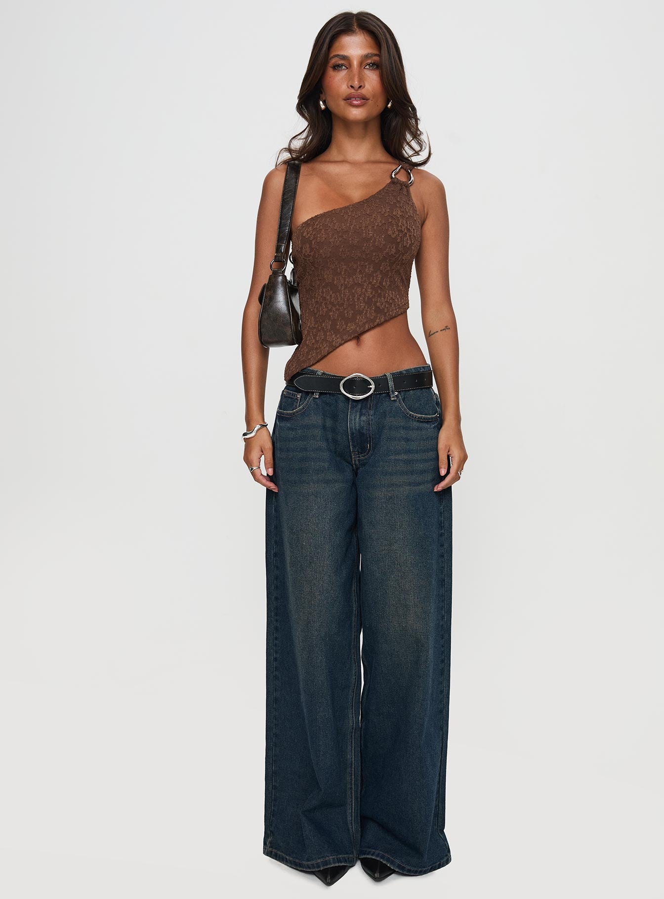 Toomba One Shoulder Top Brown Buy Cheap Wholesale Pice