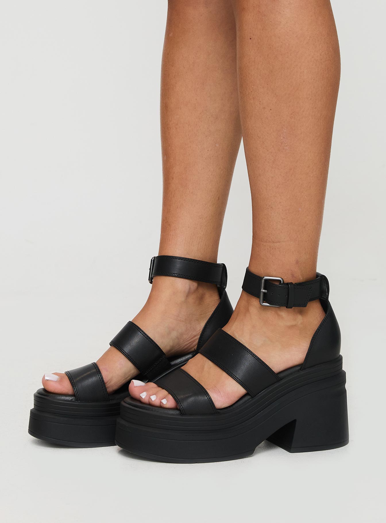 Adelle Platform Heels Black Outlet Locations Sale Online