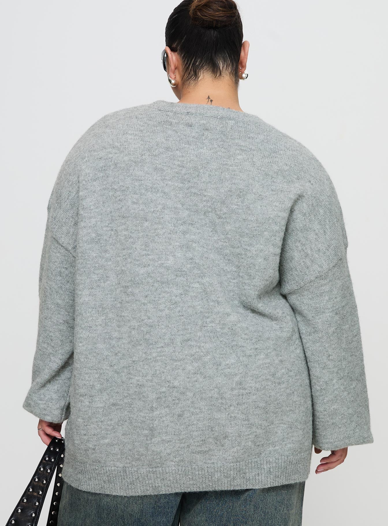 Ryanna Sweater Grey Curve Cheap Sale Enjoy