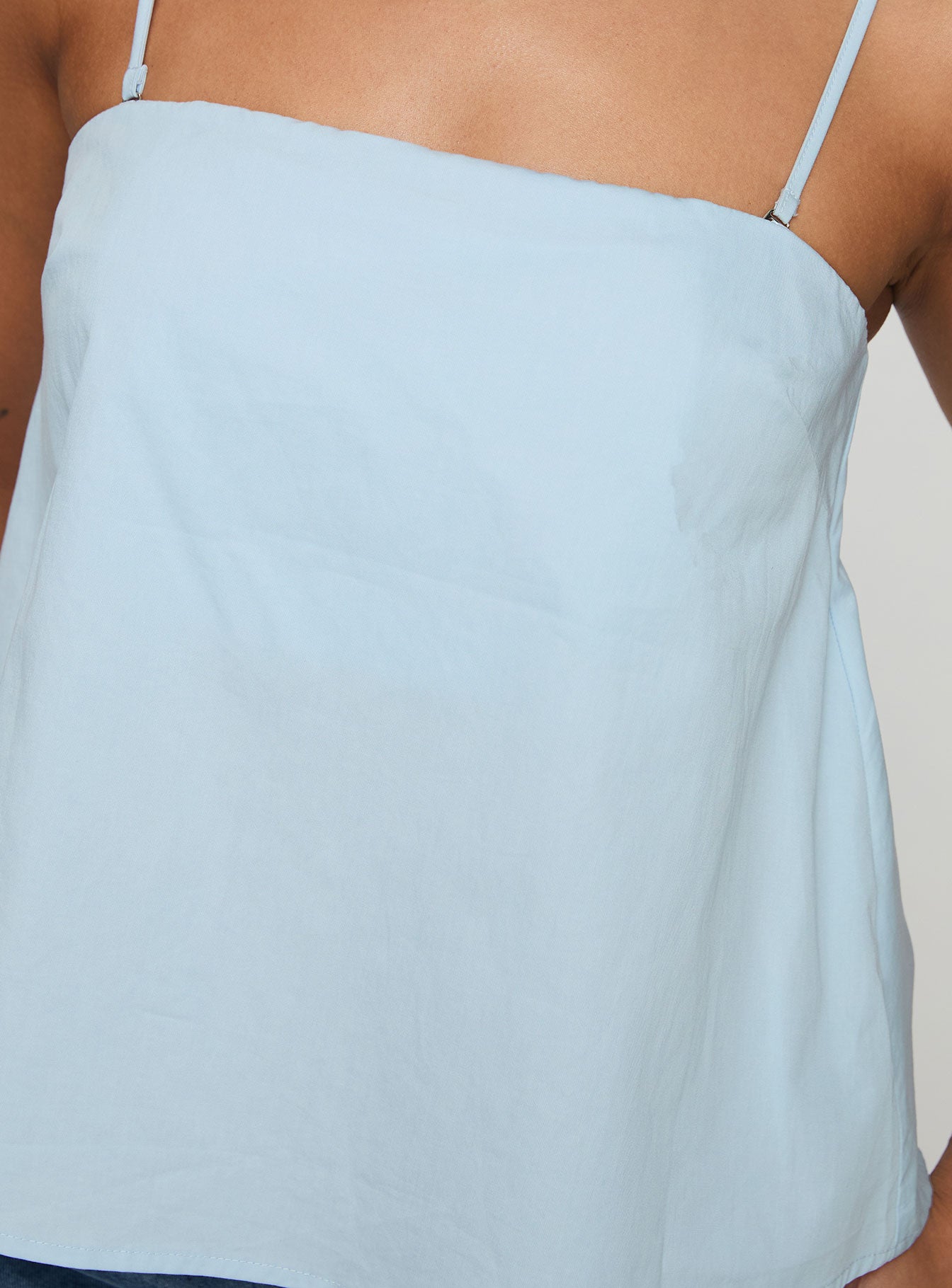 Trapeze Strapless Top Blue Free Shipping With Mastercard