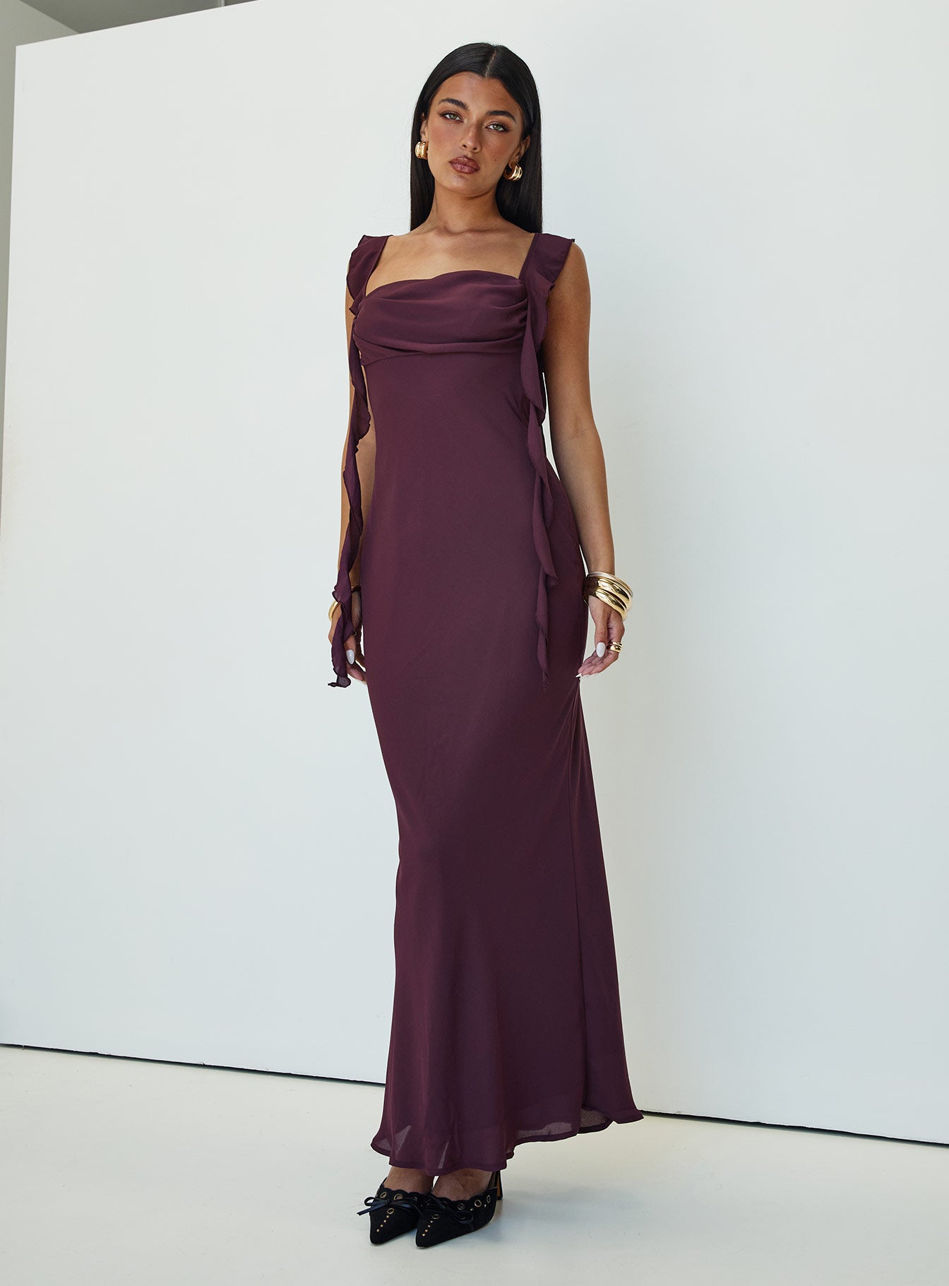 Lanai Maxi Dress Plum Buy Cheap For Cheap
