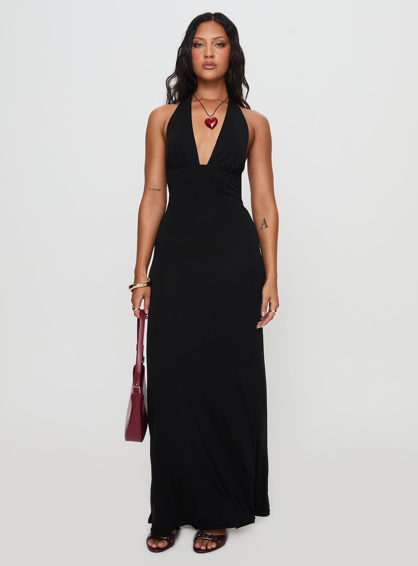 Tinisie Maxi Dress Black Buy Cheap Choice