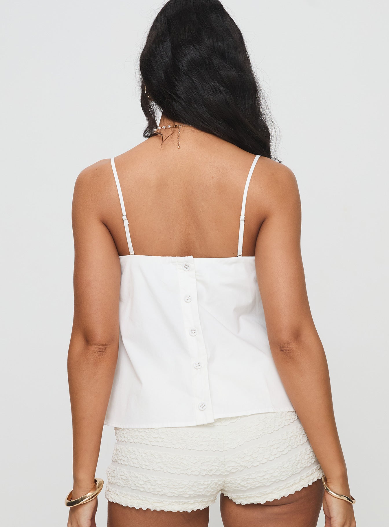Trapeze Strapless Top White Limited Edition Online