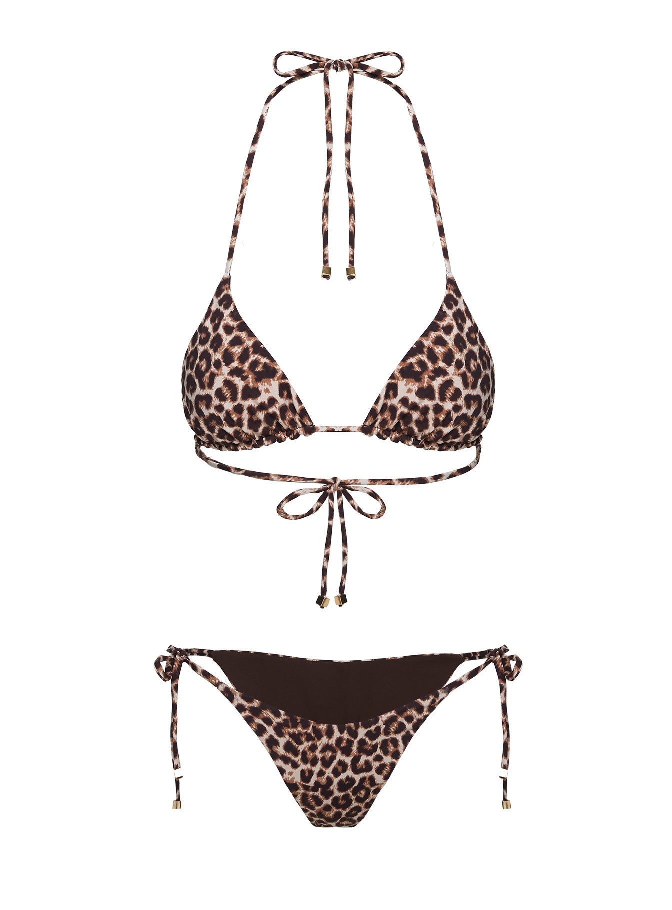 Glora Tie Side Bikini Bottom Leopard Outlet 2025 Unisex