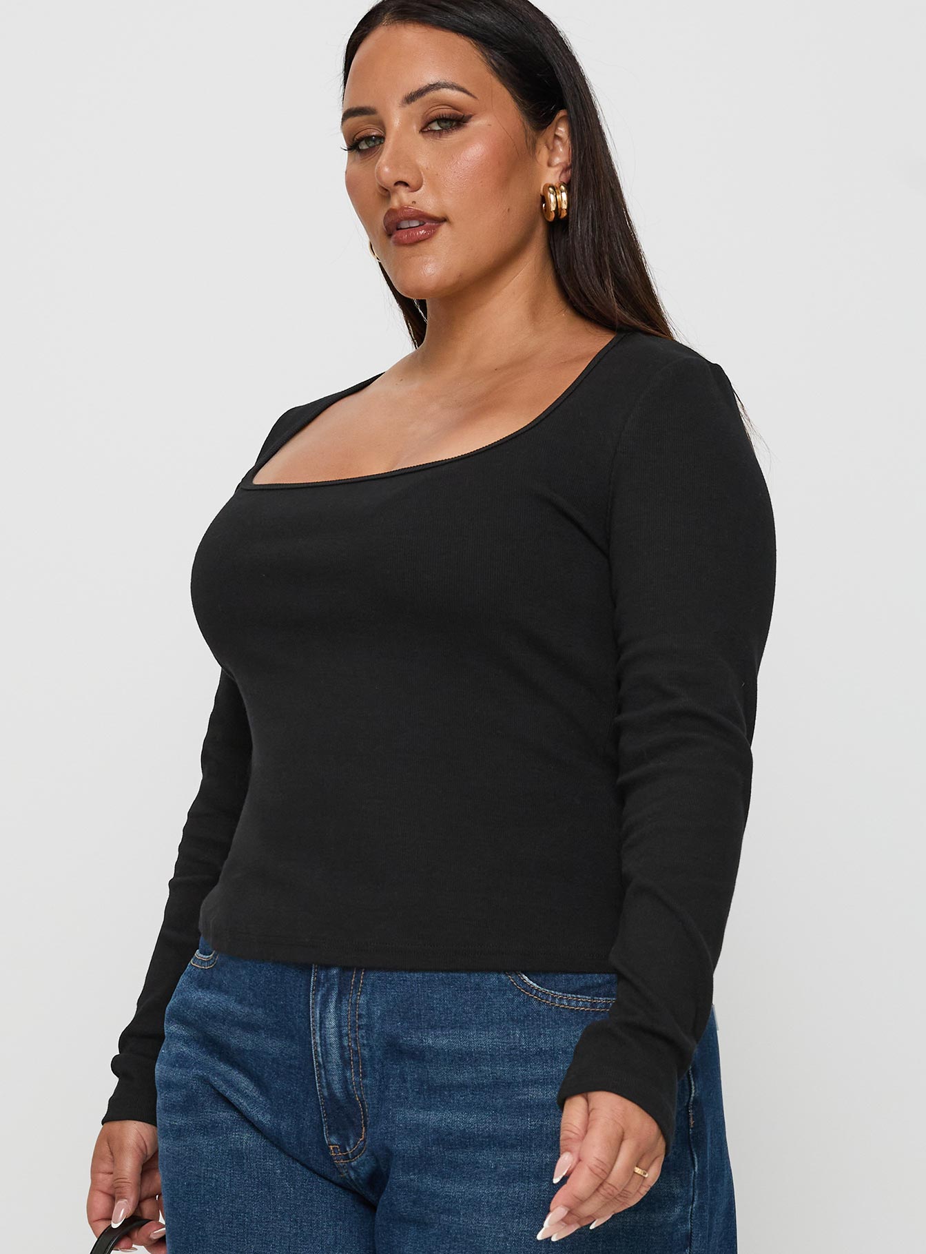 Baseline Long Sleeve Top Black Curve Ebay Online