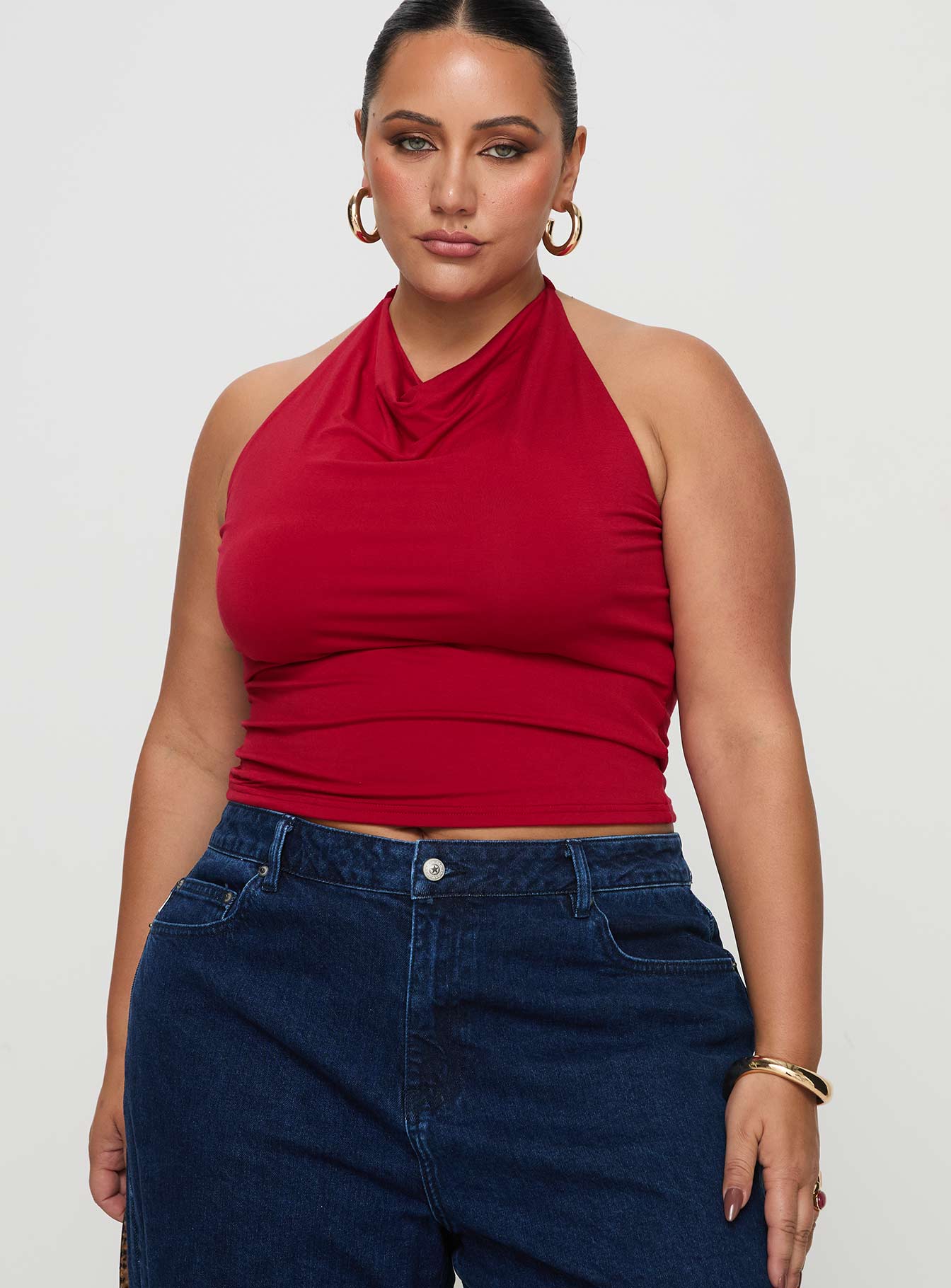Imposter Top Cherry Red Curve Free Shipping Purchase