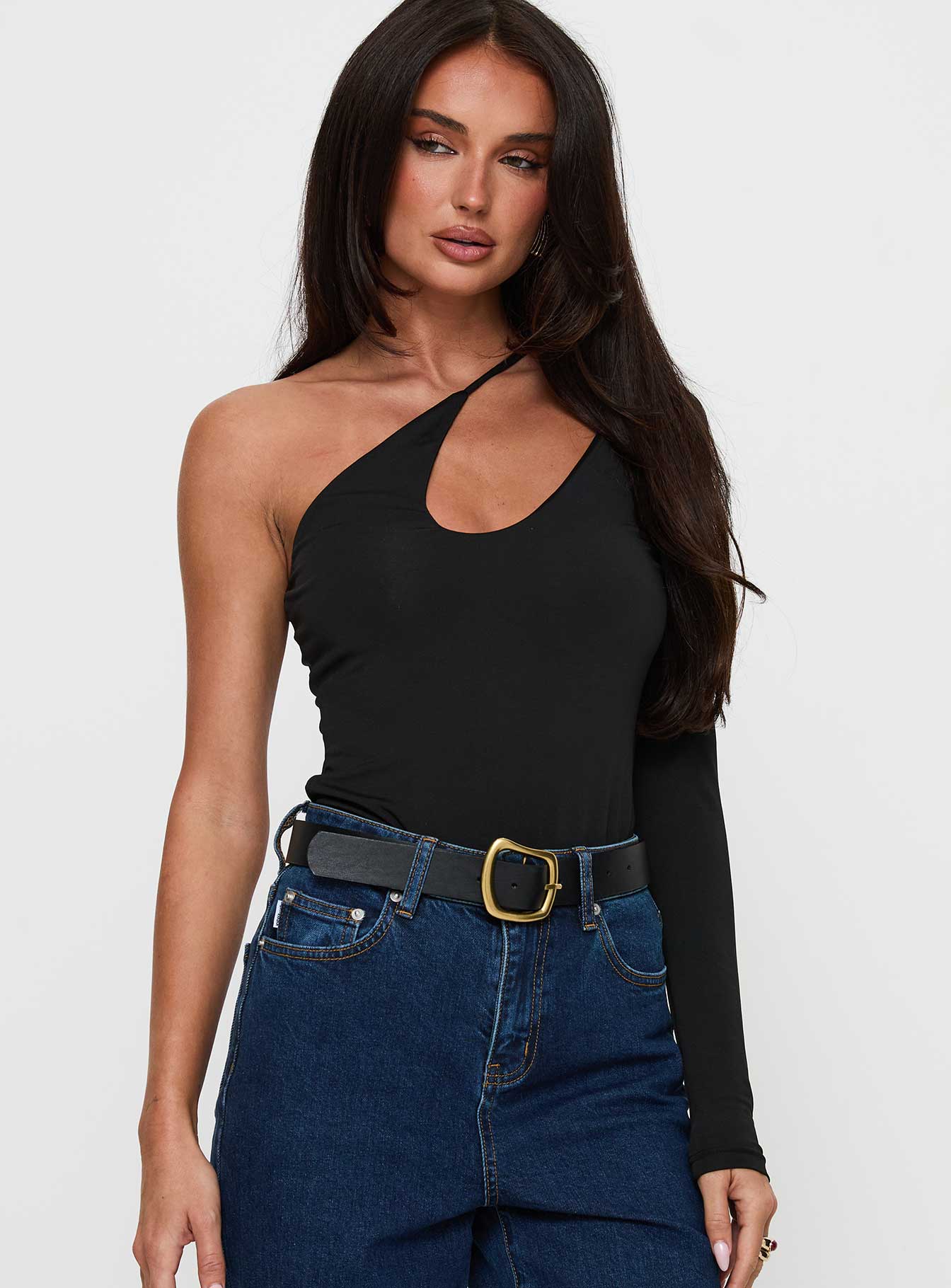 Play Pretend One Sleeve Bodysuit Black Ebay Cheap Pice