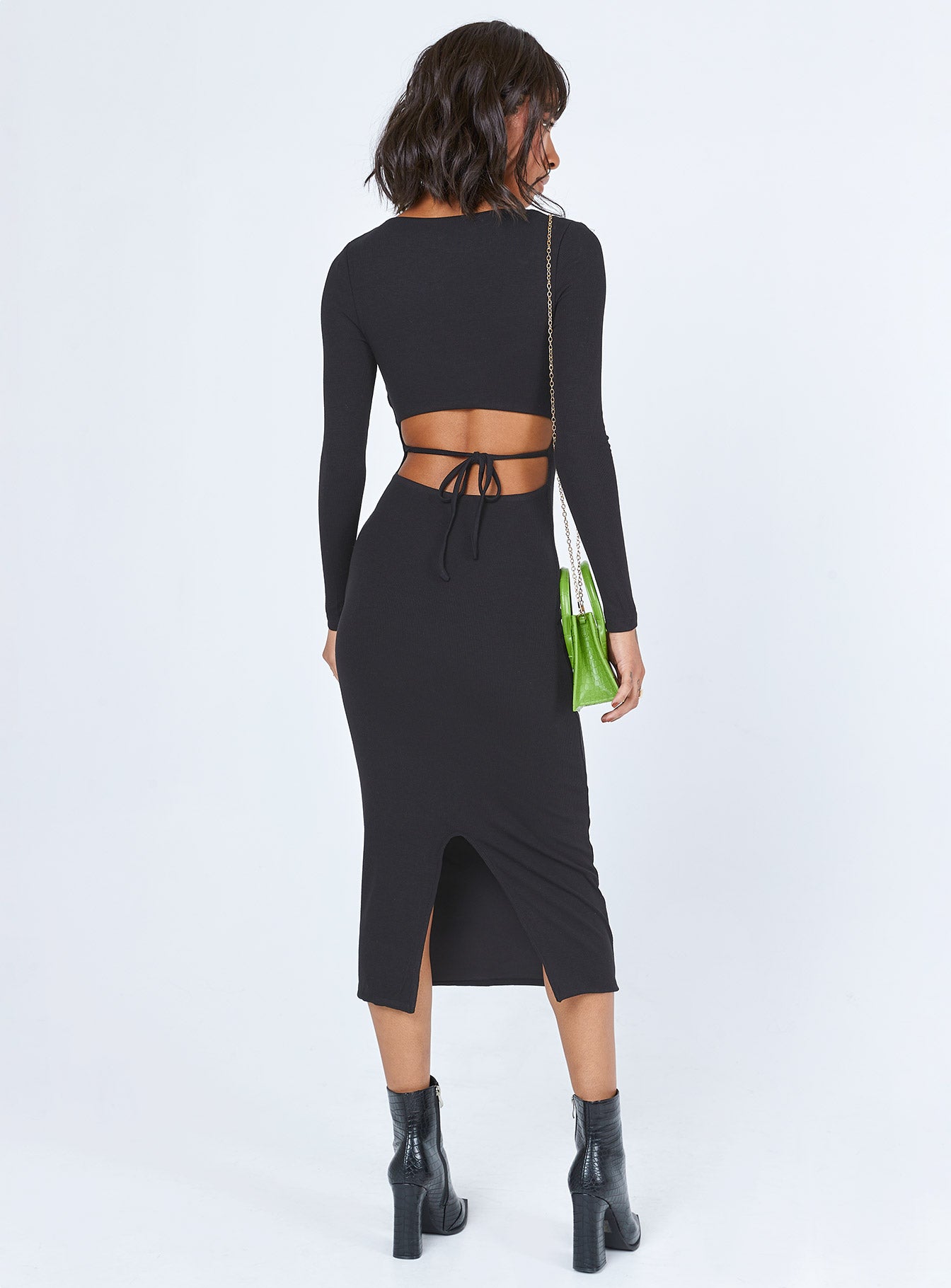 Nolan Midi Dress Black Tall Cheap Best Store To Get