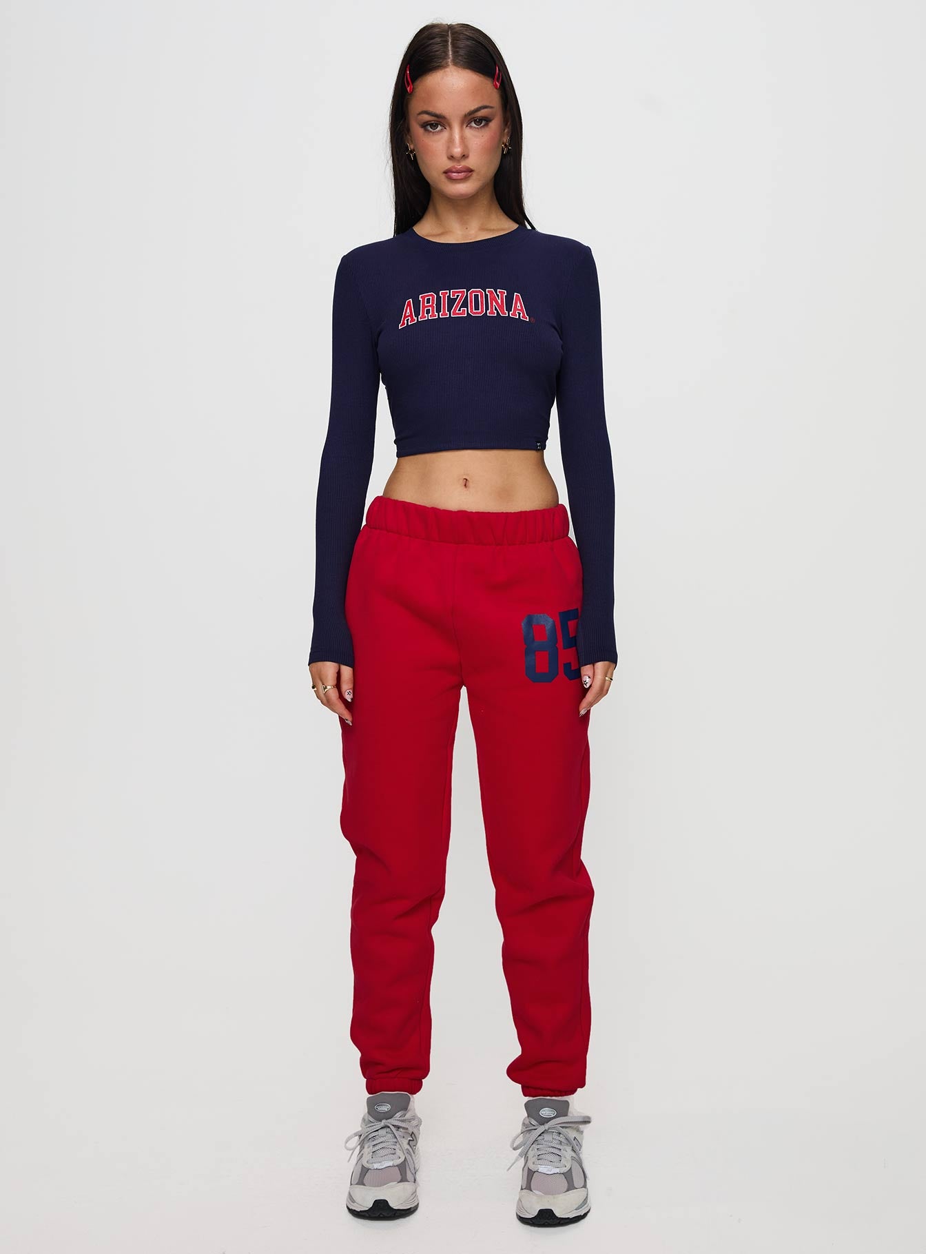 U of A Sweatpants Red Free Shipping Tumblr