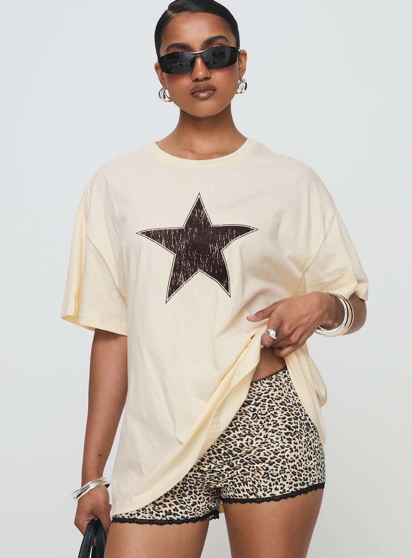 Faded Star Tee Cream Cheap Get Authentic