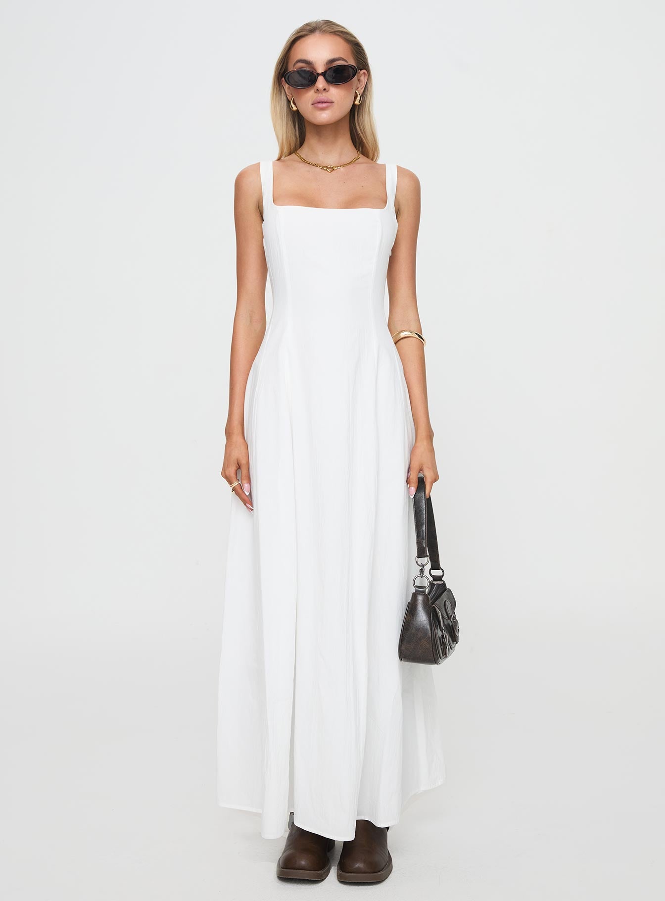 You Can Maxi Dress White Discount Big Sale