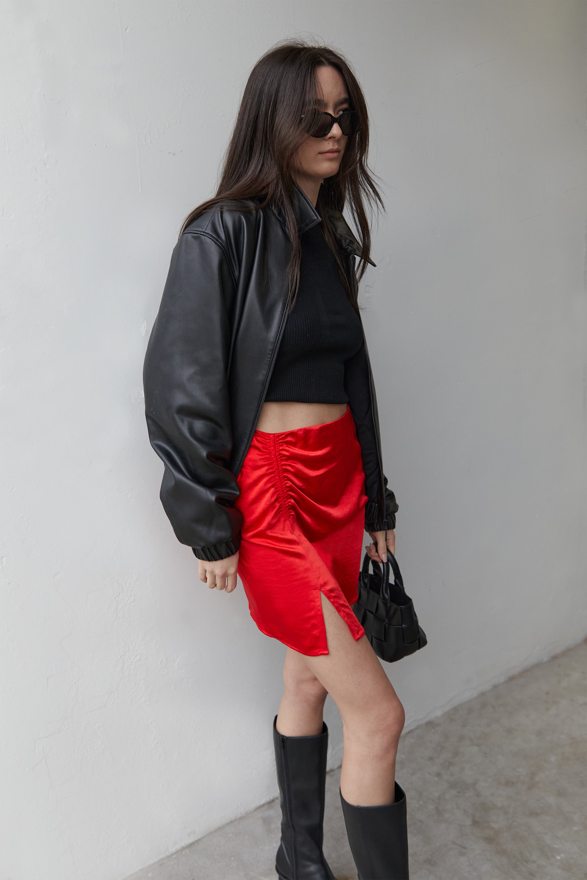 MINI SATIN SKIRT Clearance Get Authentic