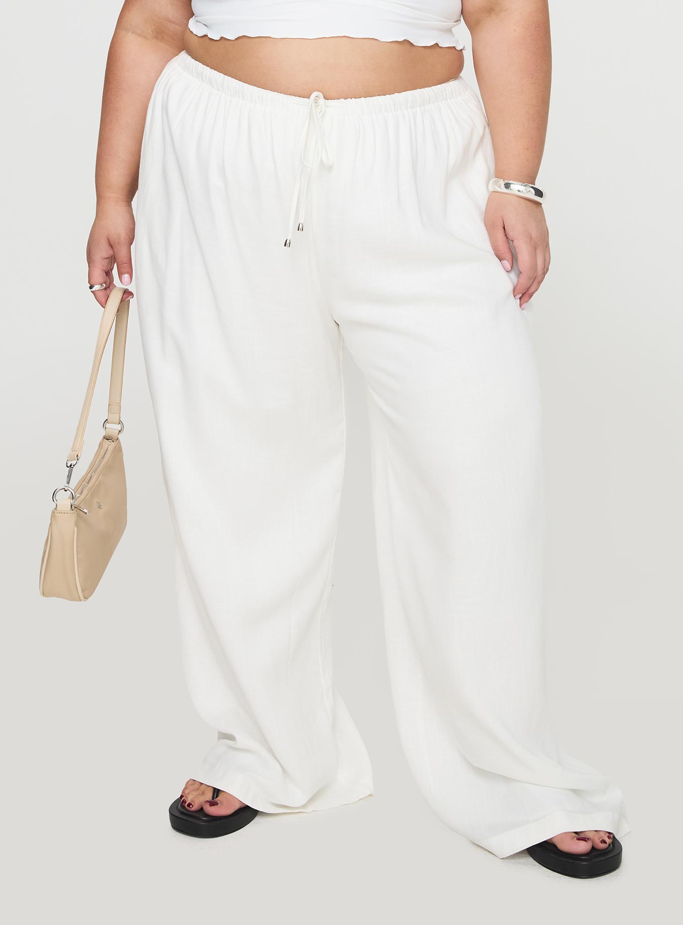 Ogilvie Linen Blend Pants White Curve Factory Outlet Cheap Online