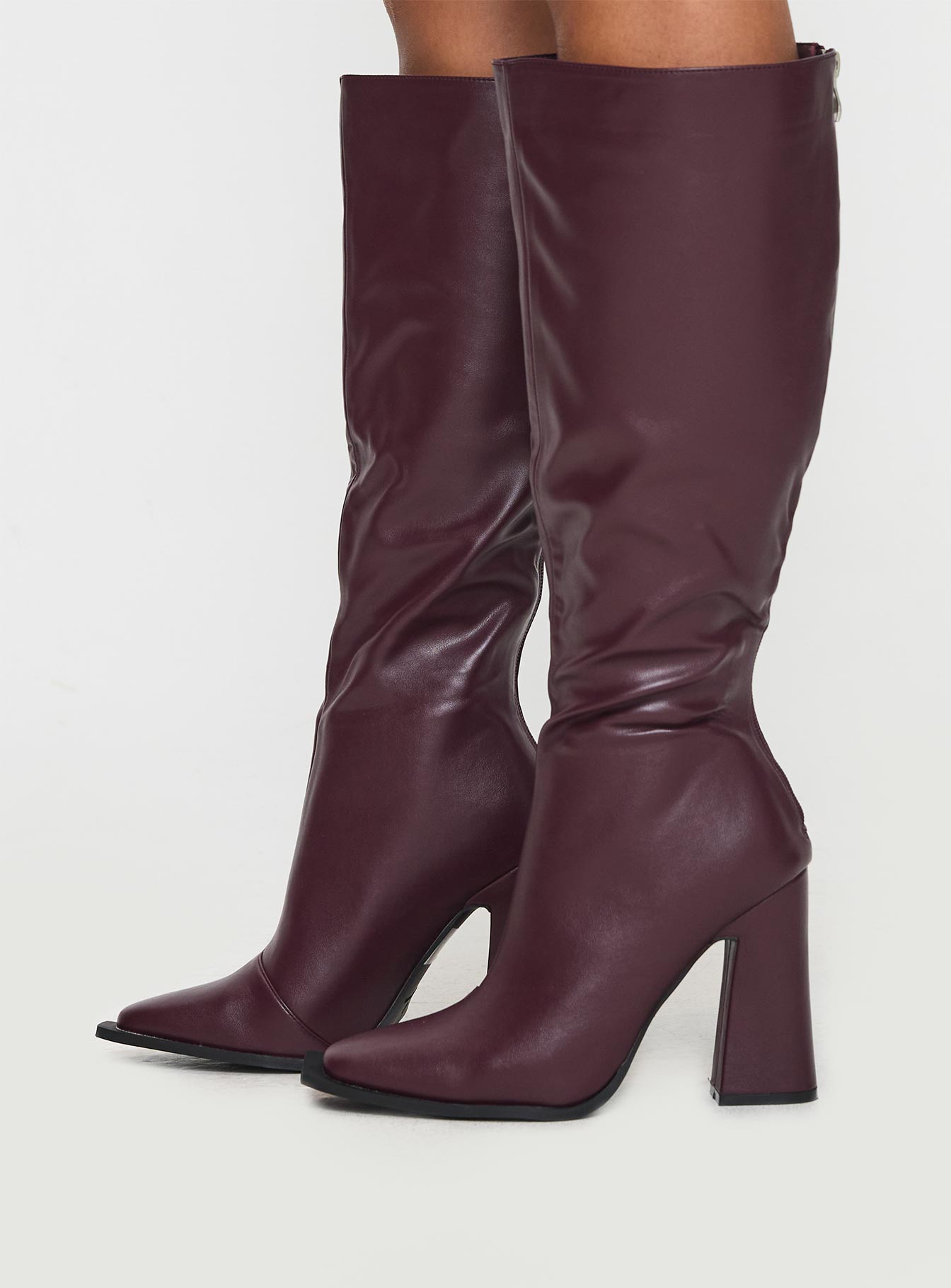 Keeley Boots Matte Burgundy Cheap The Cheapest