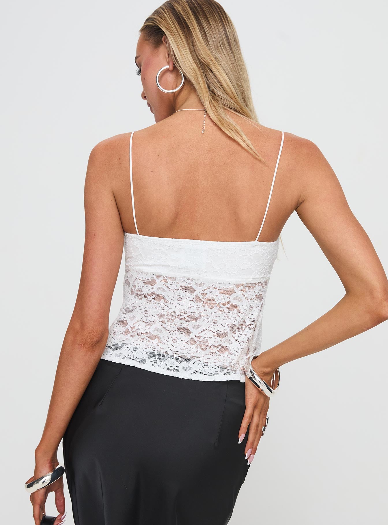 Pankma Lace Top White Sale Release Dates