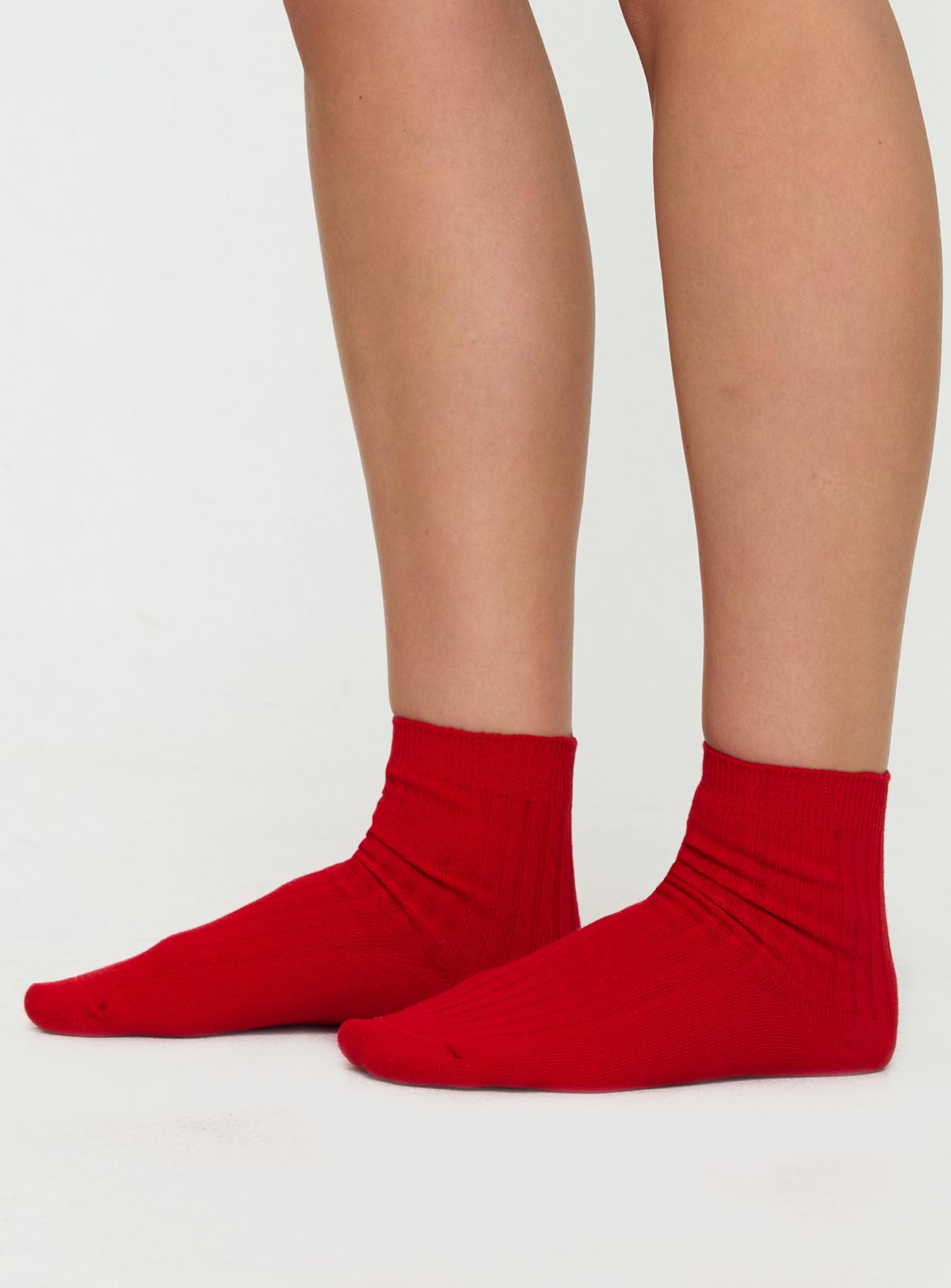 Sports Crew Ribbed Socks Red Sale Online Online