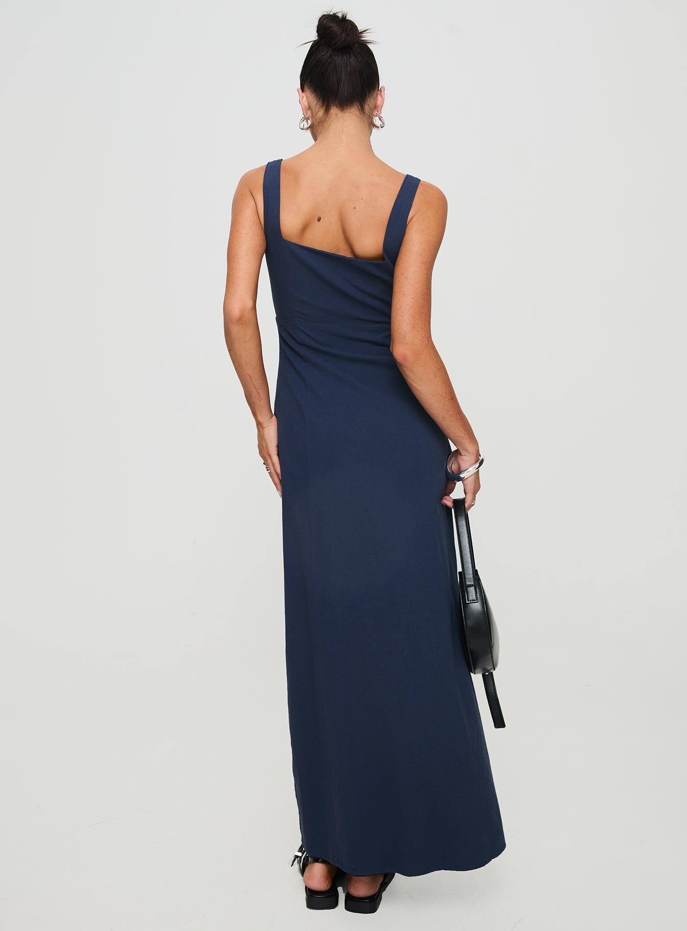 Vaugn Maxi Dress Navy Genuine For Sale