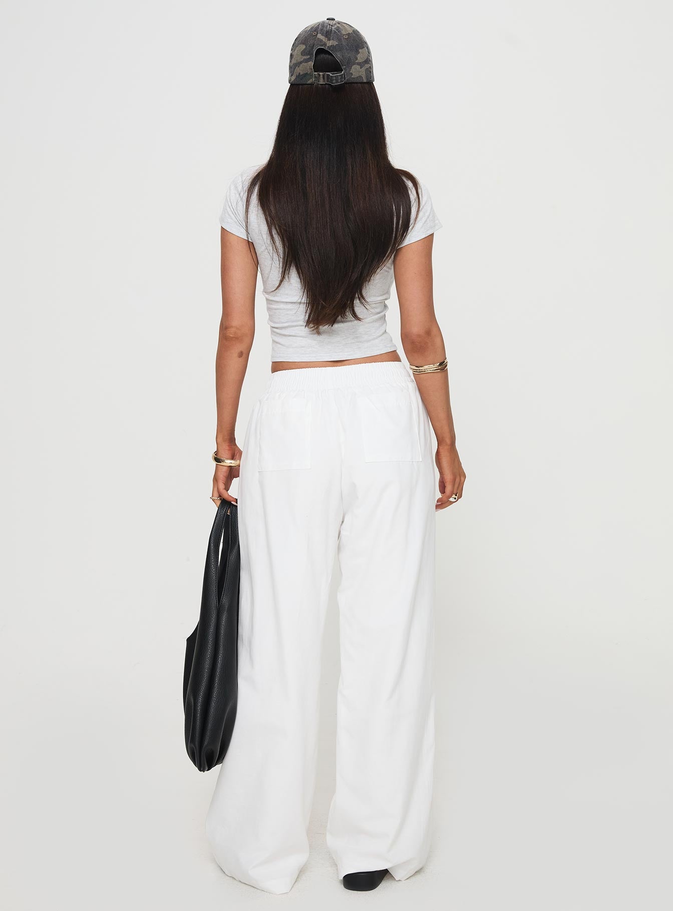 Beach House Pants White Tall Countdown Package Online