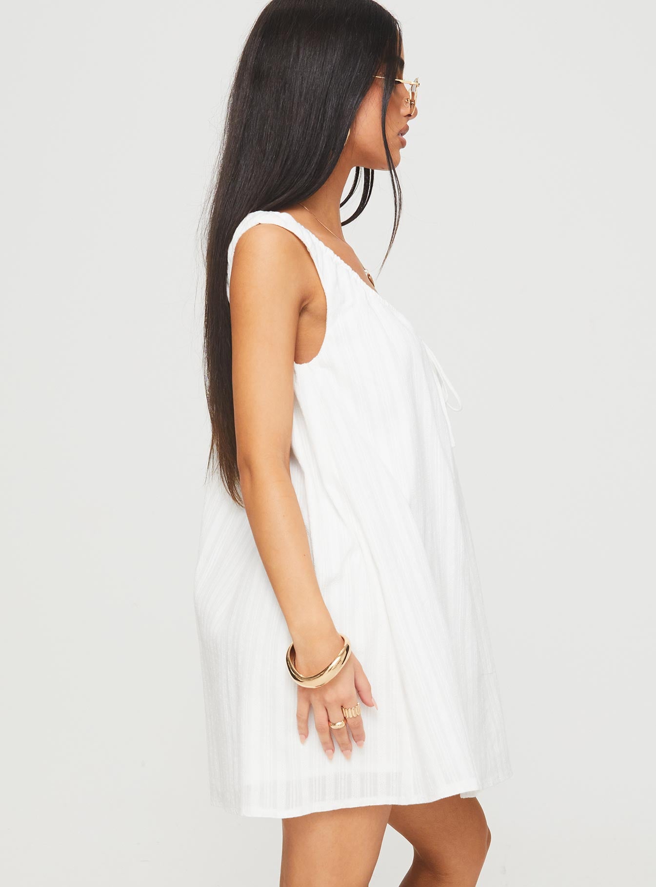 Papaya Mini Dress White Buy Cheap For Cheap