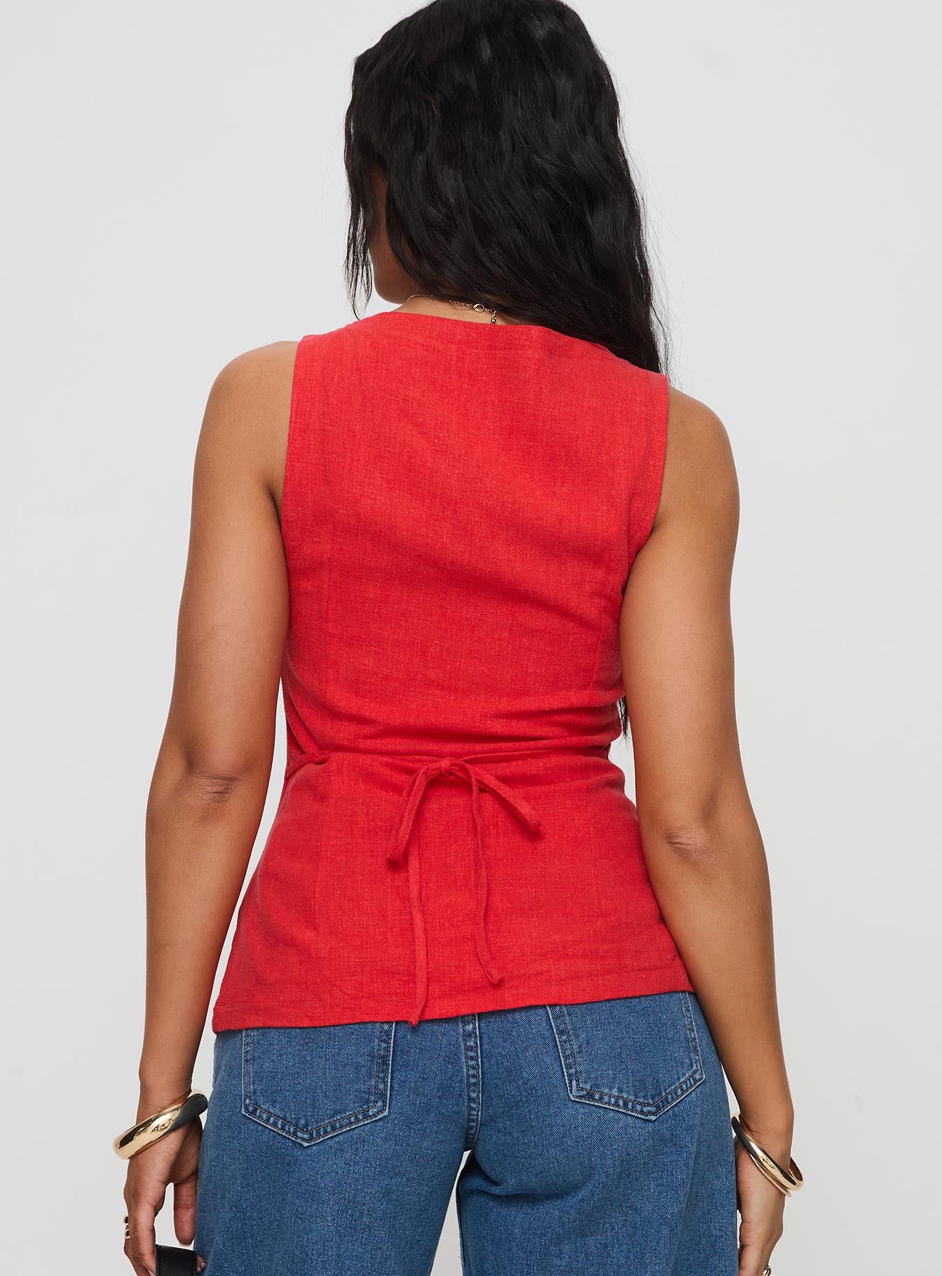 Spirito Vest Top Red Official Sale Online