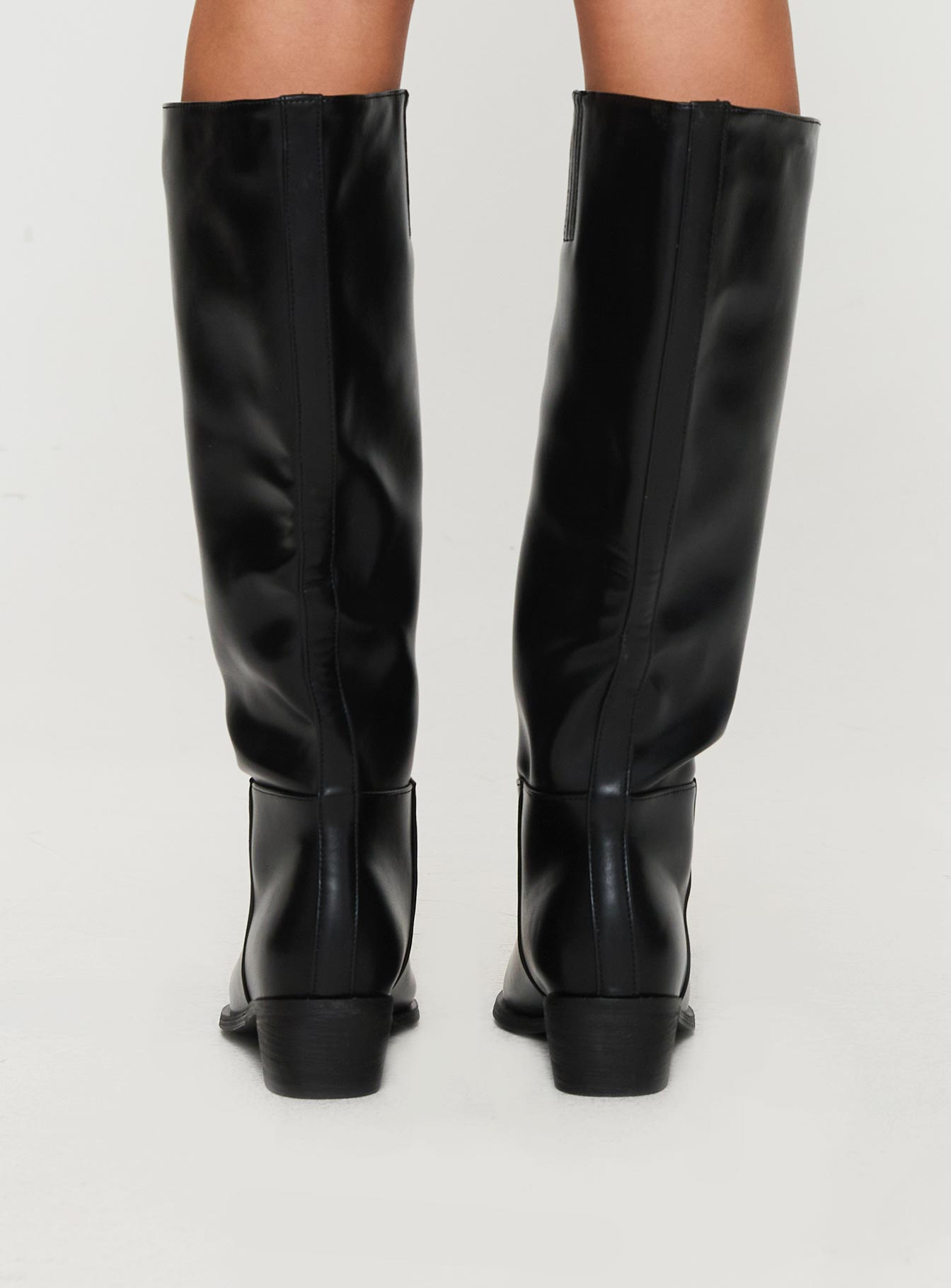 Rashi Knee High Boots Black Cheap Online Store