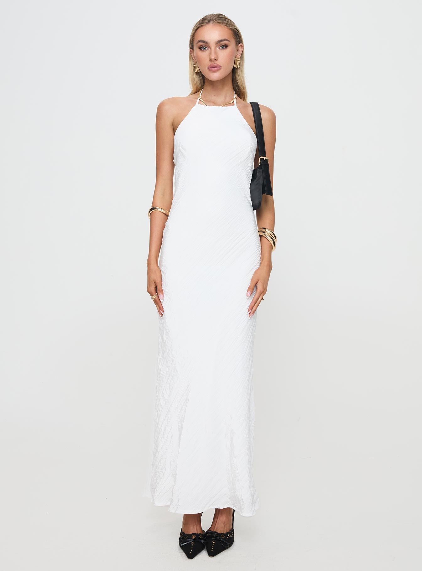 Just Peachy Maxi Dress White Discount Get To Buy