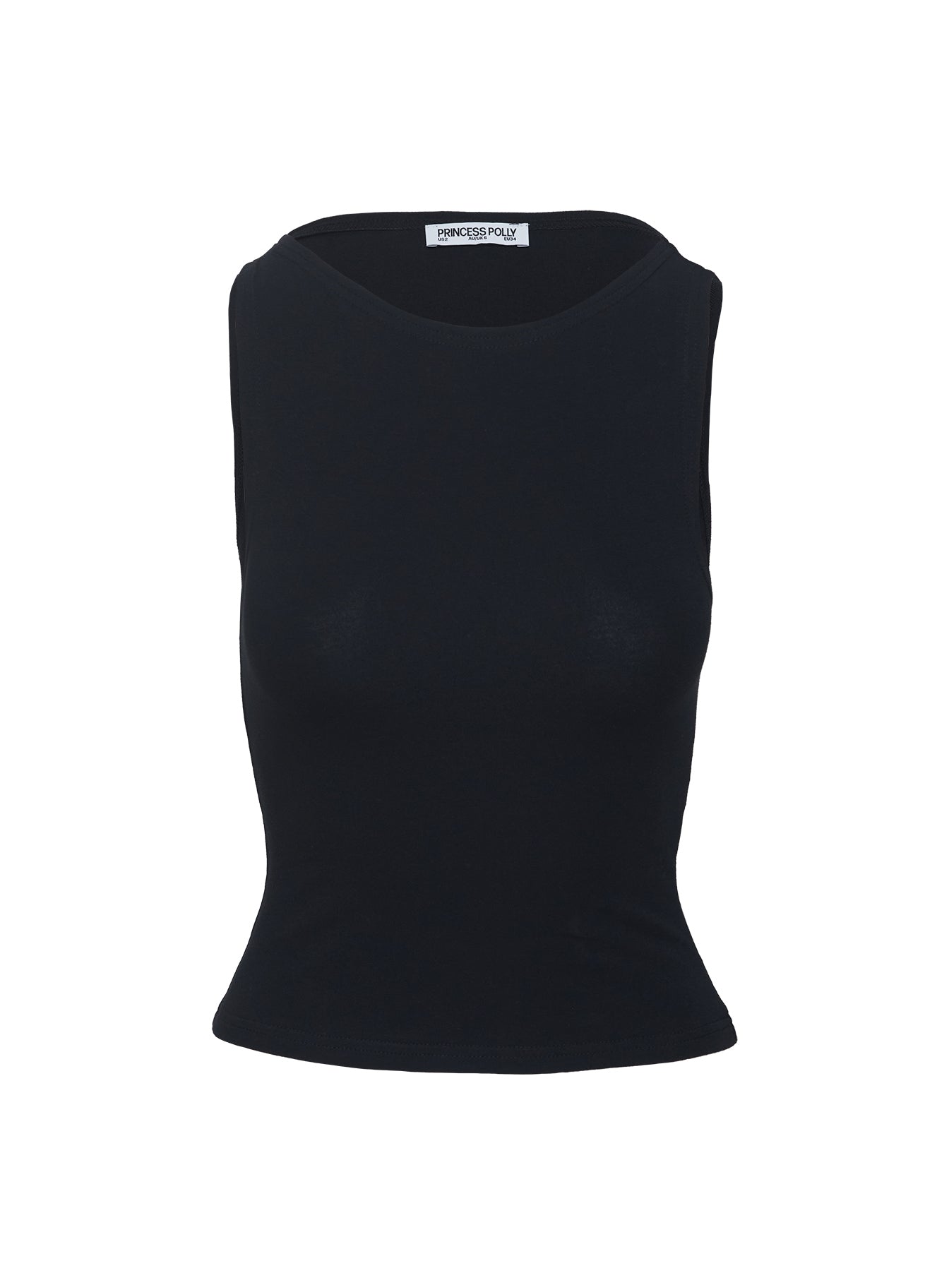 Bleeker High Neck Top Black Cheap Sale Inexpensive