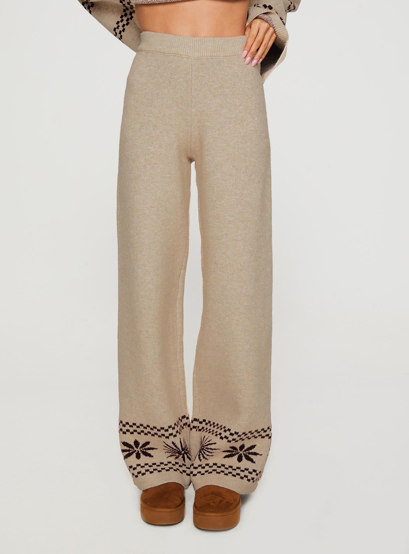 Anok Star Pants Brown / Cream Get To Buy