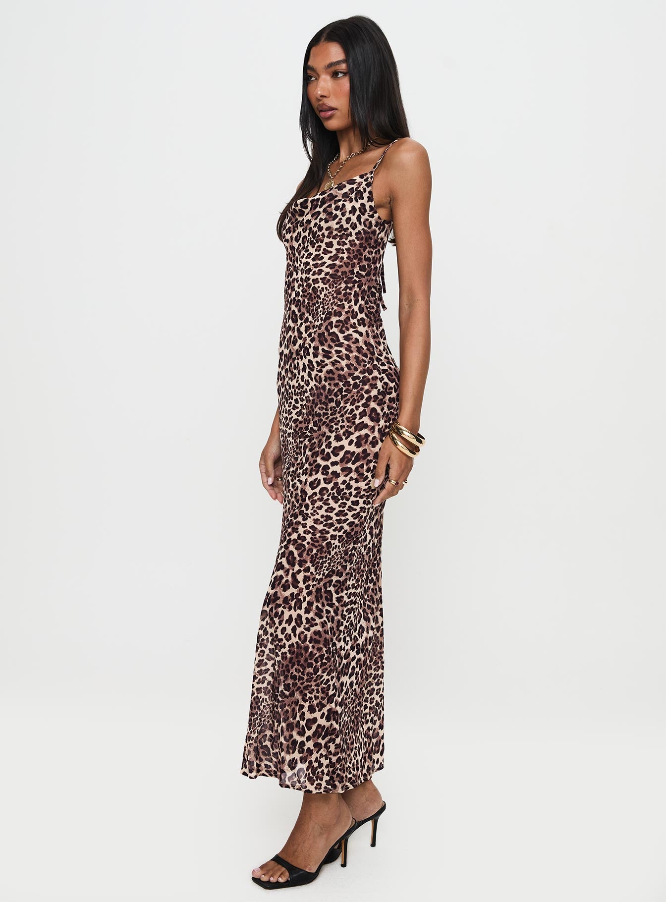 Paolina Maxi Dress Leopard Buy Cheap How Much