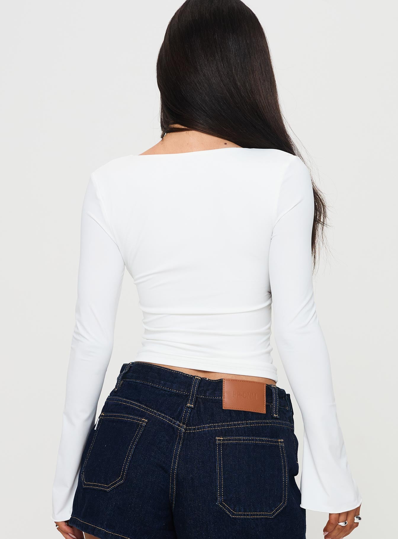 Sampson Long Sleeve Top White Clearance In China