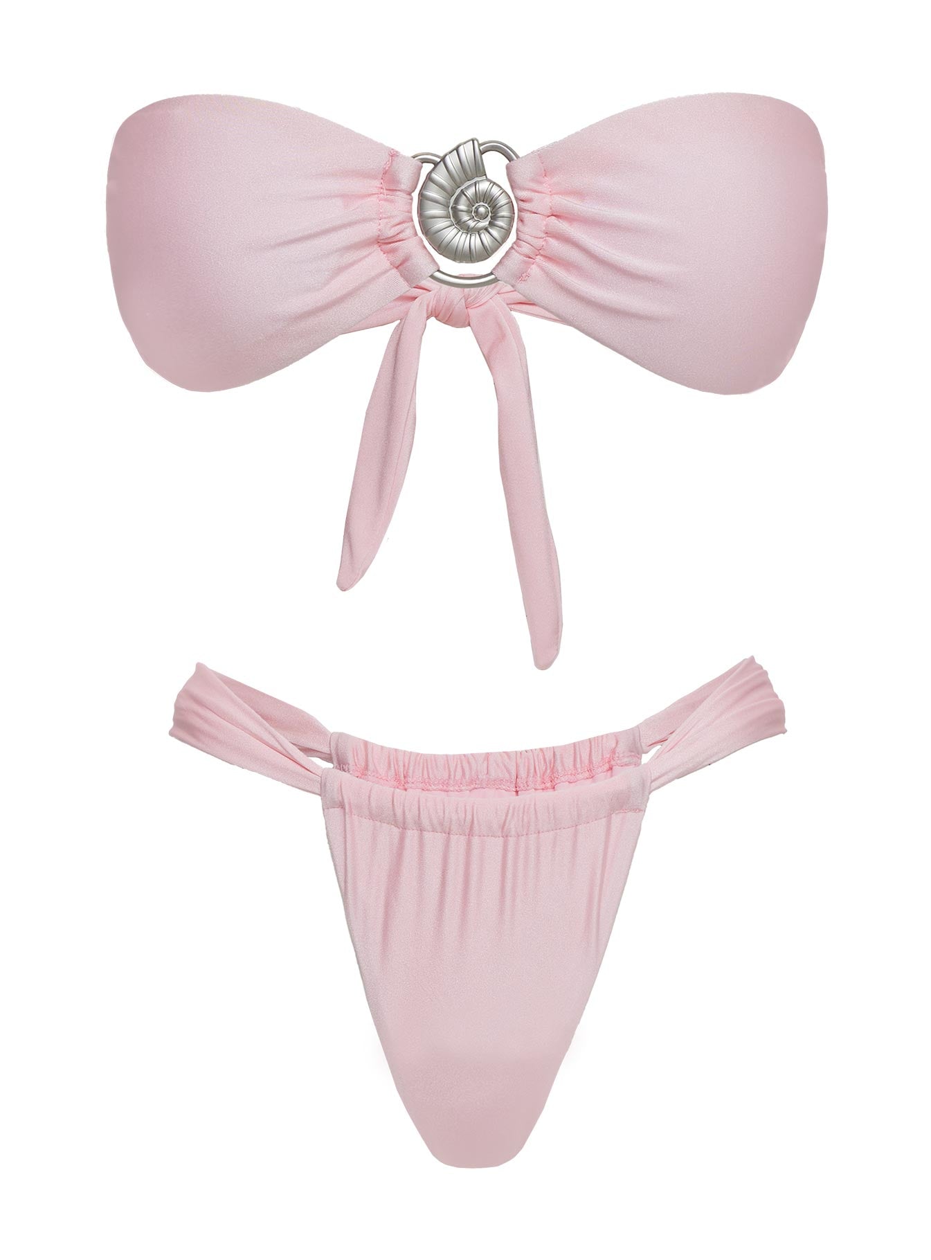 Elaila Bandeau Bikini Top Pink Discount Cheap Online