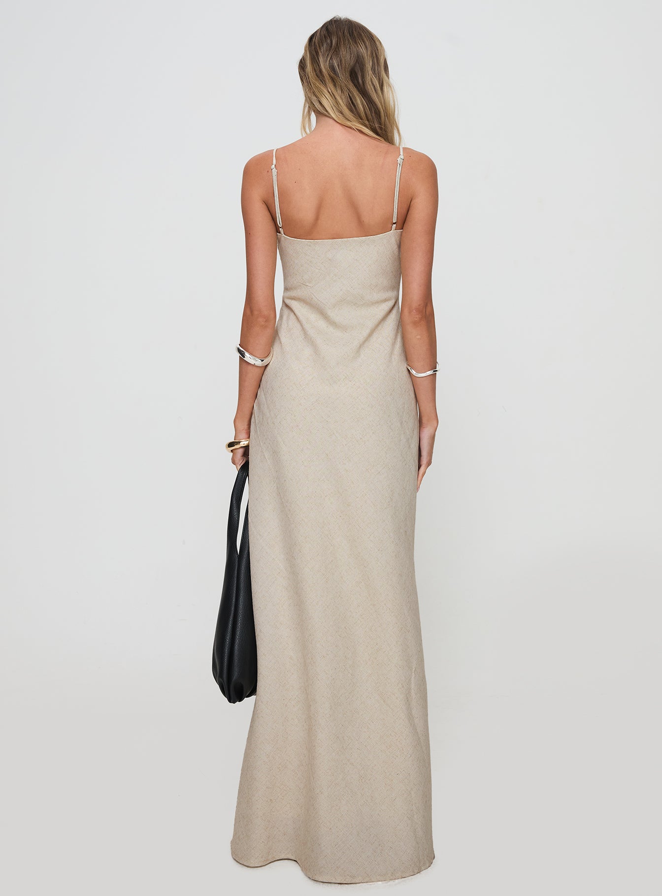 Seraphia Maxi Dress Beige Discount Ebay