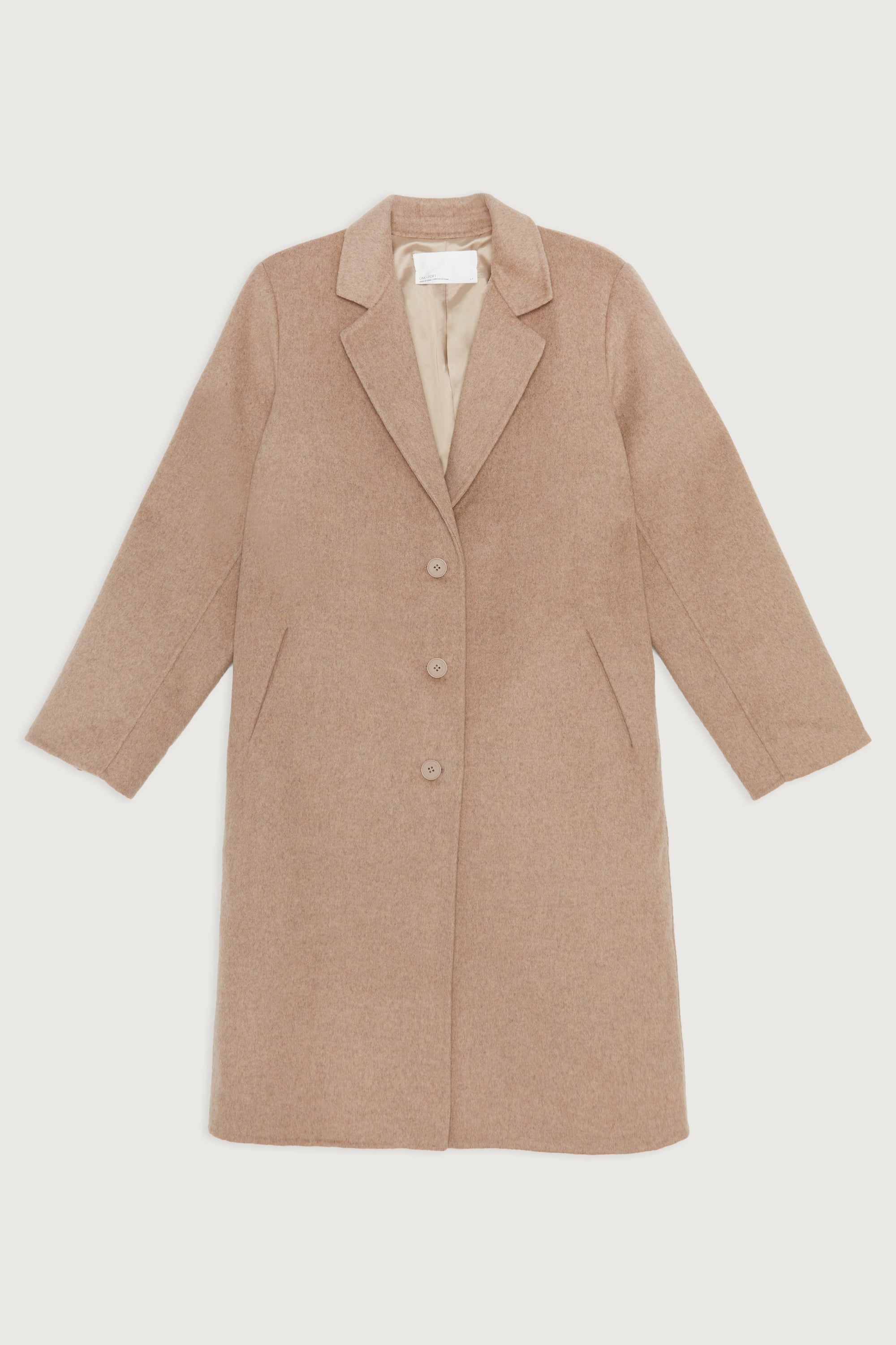 CLASSIC FIT WOOL BLEND COAT Clearance Affordable