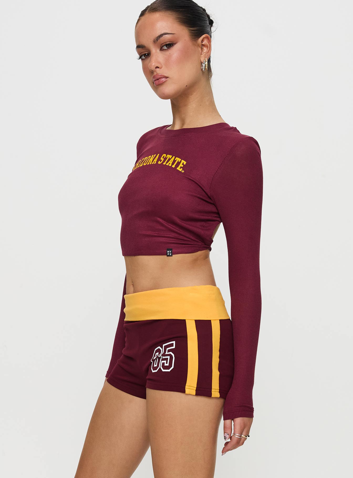 ASU Foldover Shorts Maroon Cheap Pick A Best