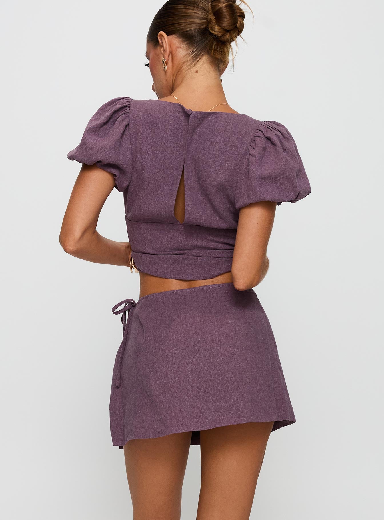 Gulliver Tie Side Mini Skort Mauve Top Quality For Sale