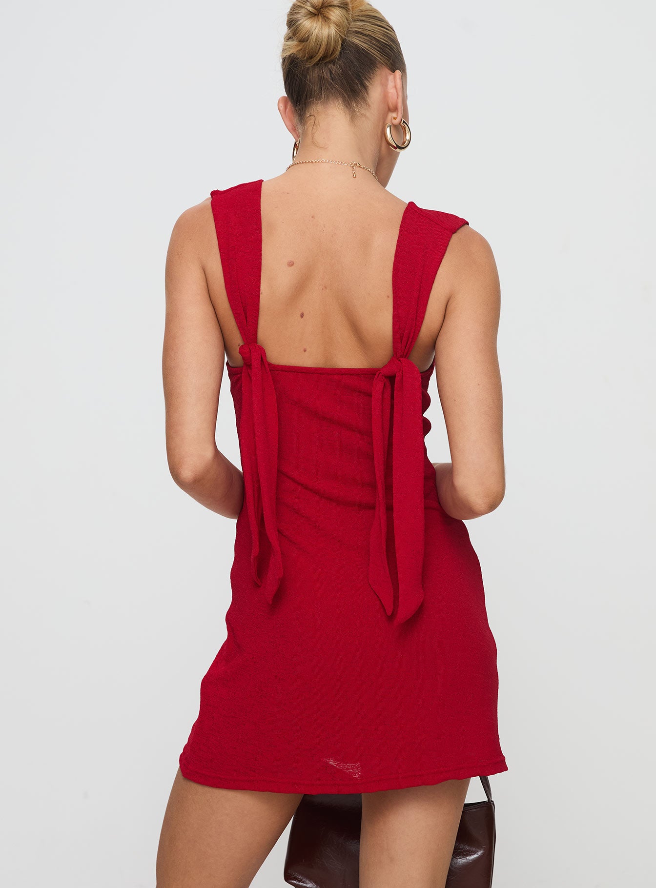Steward Mini Dress Red Tall Low Pice Sale Online