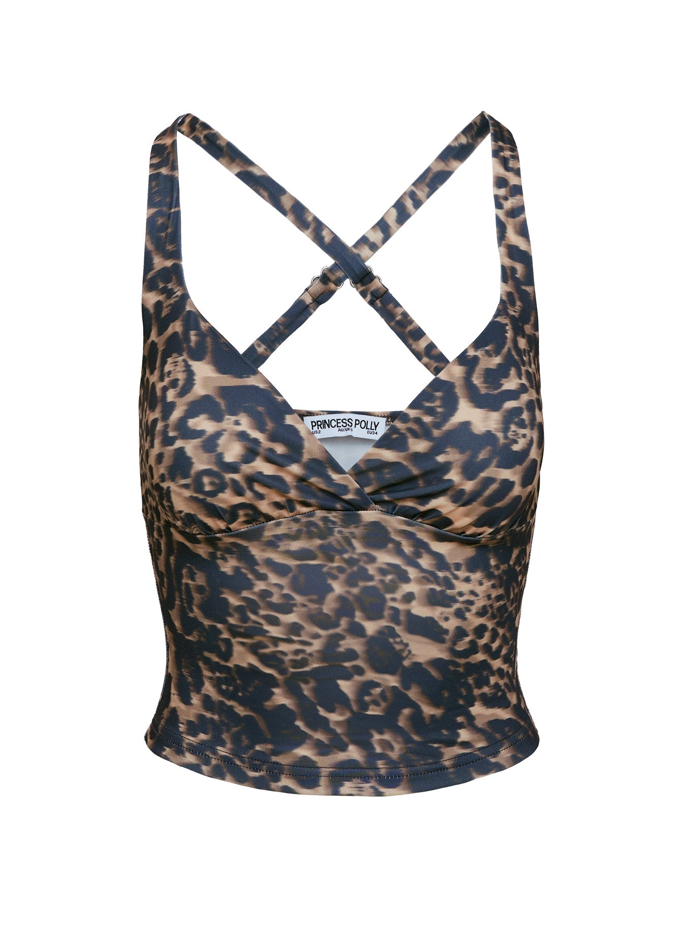 Wandella Tank Brown Leopard Latest Collections