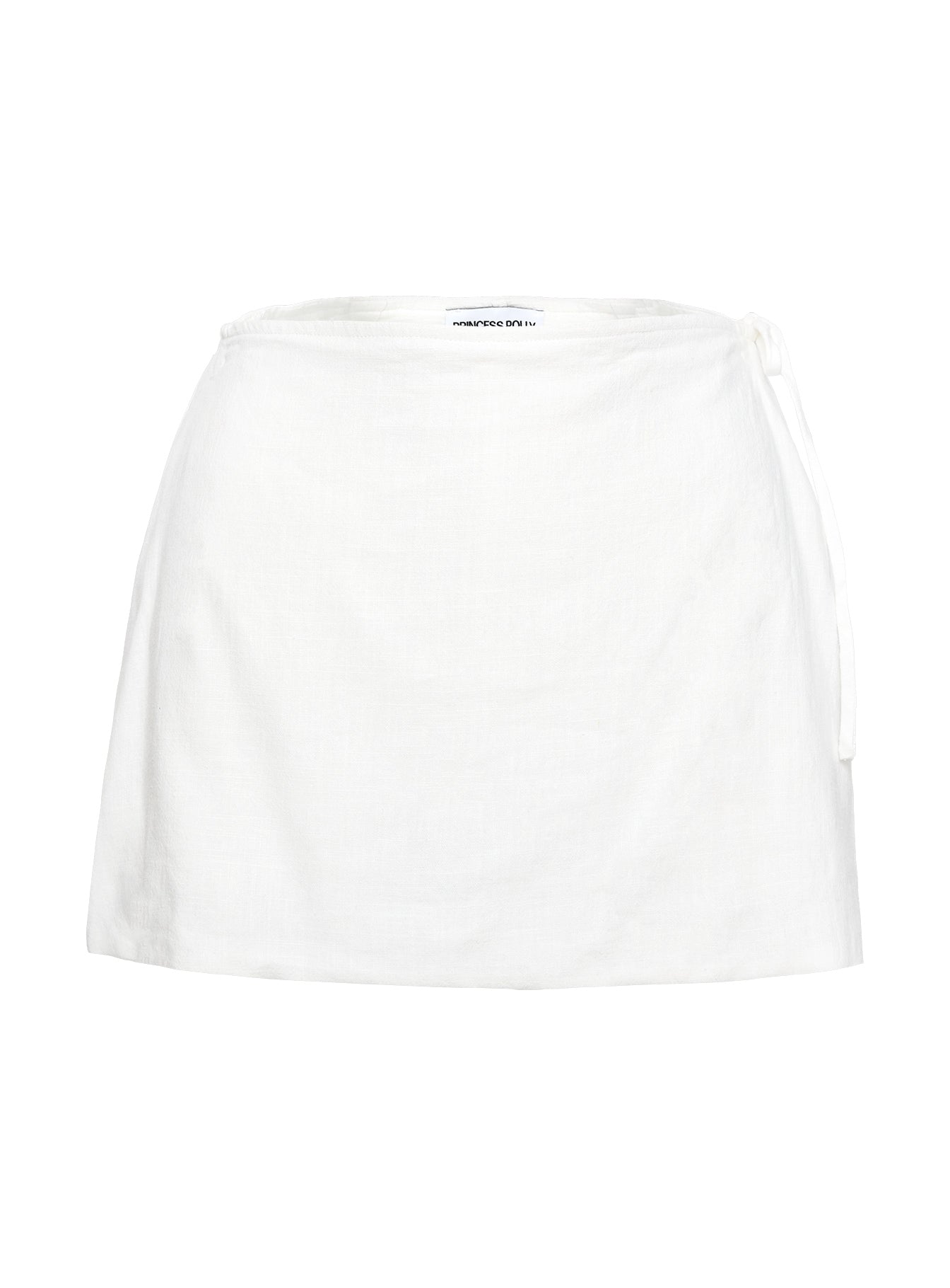 Gulliver Tie Side Mini Skort White Clearance 100% Guaranteed