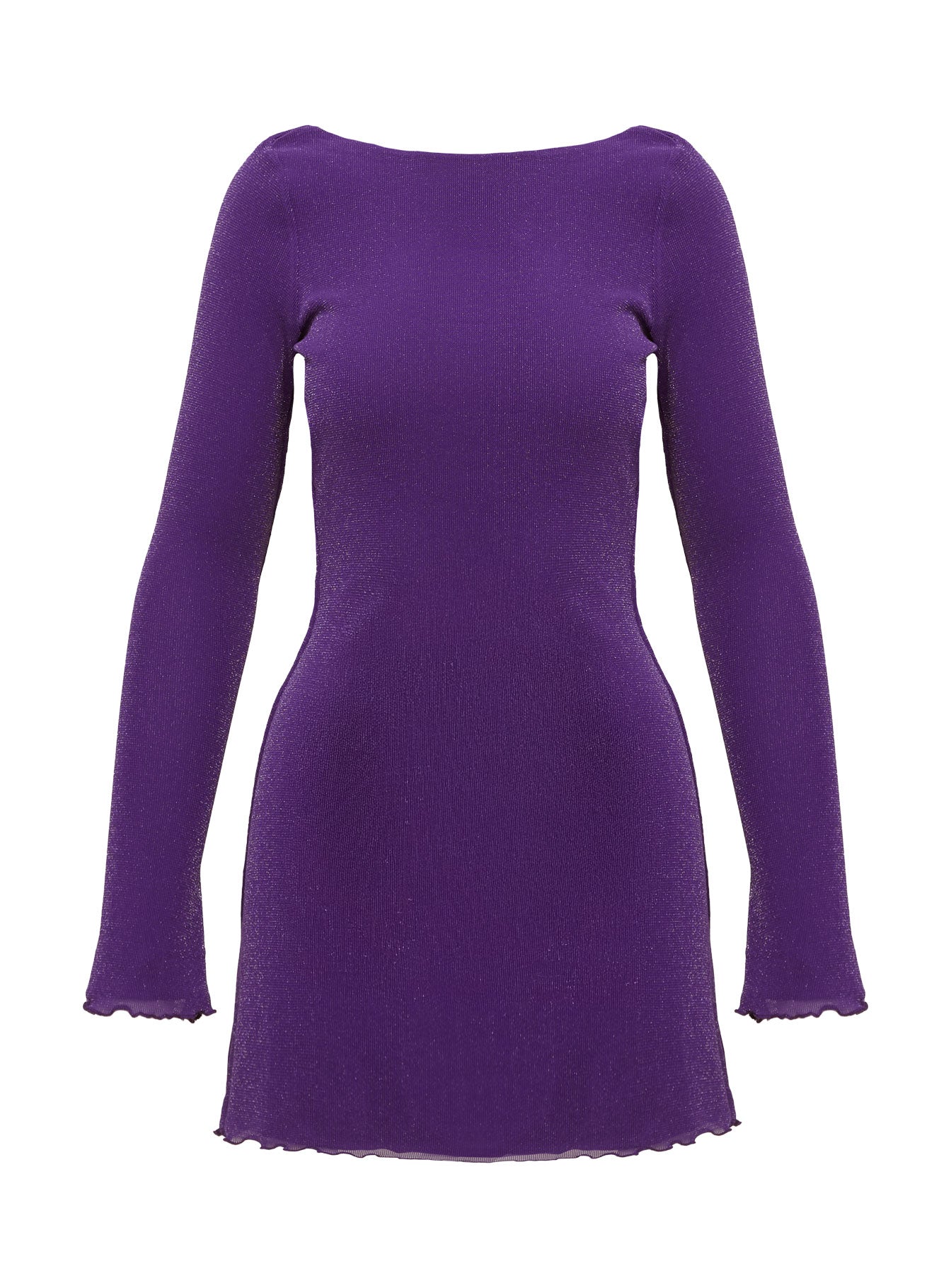 Leshner Long Sleeve Mini Dress Purple Cheap Footlocker Finishline