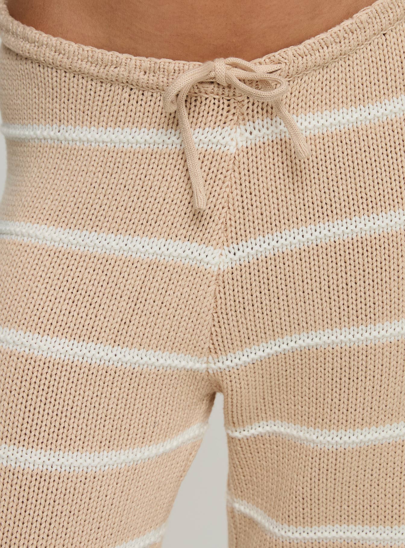 Read Your Mind Knit Pant Cream Stripe View For Sale