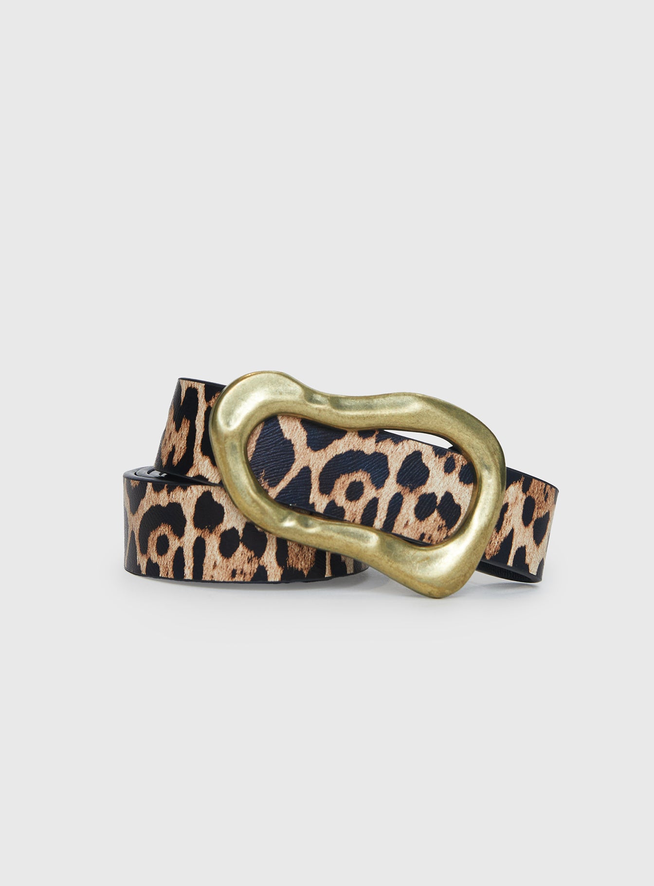 Leto Belt Leopard / Gold Latest Sale Online