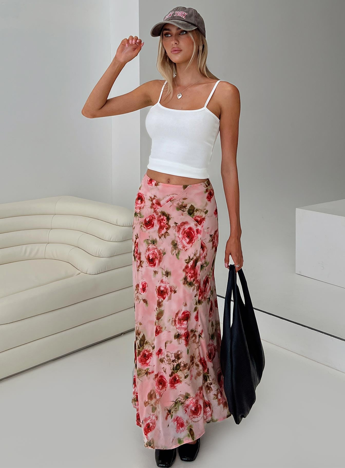 Vespera Maxi Skirt Pink Sale Footlocker Pictures