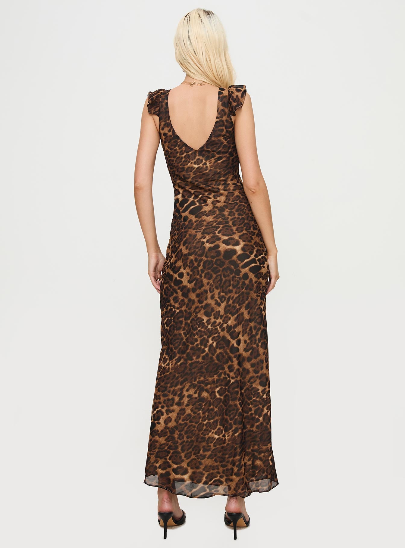 Channelle Maxi Dress Leopard Discount Best Place