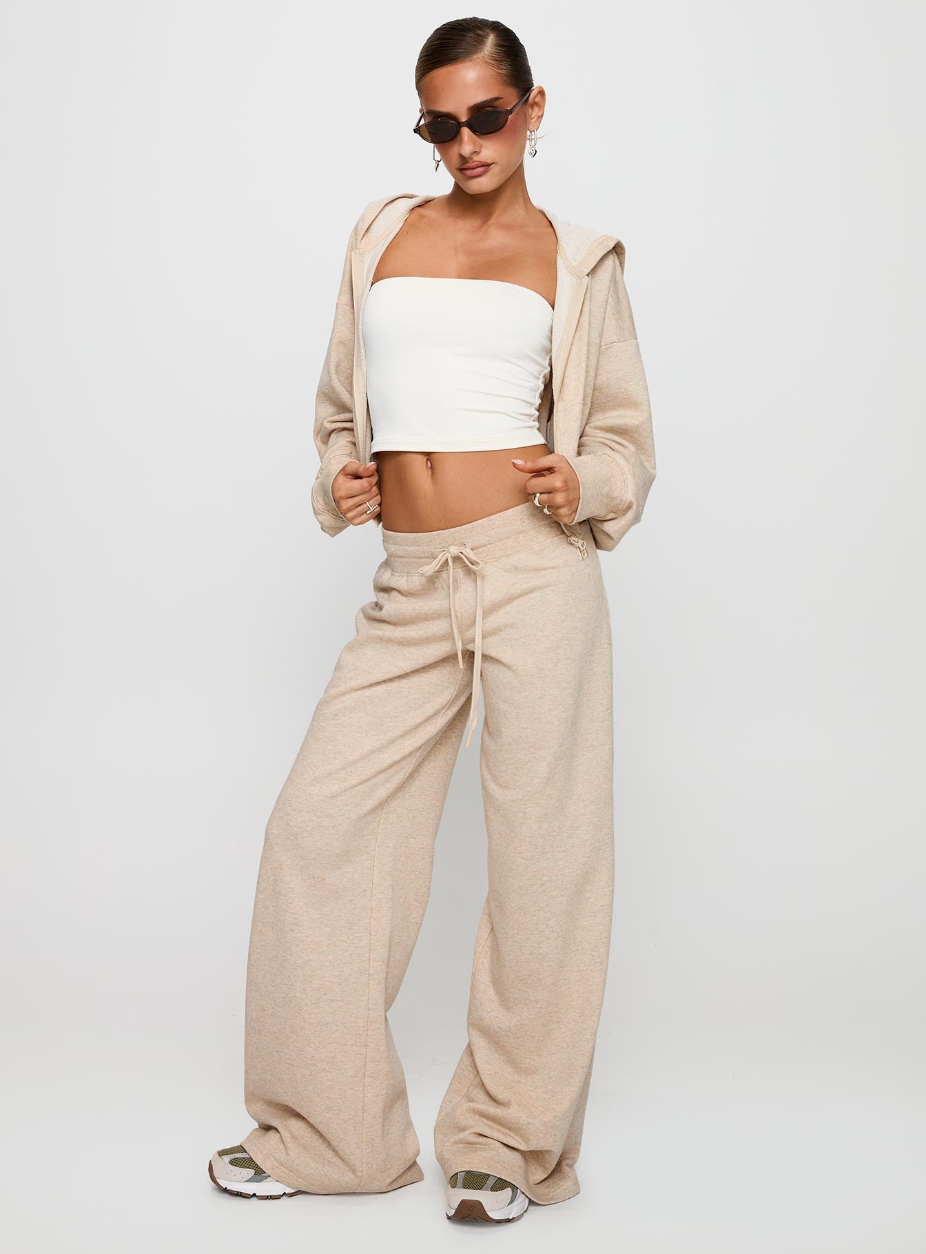 Mindful Low Rise Pant Oat Marle Buy Cheap Popular